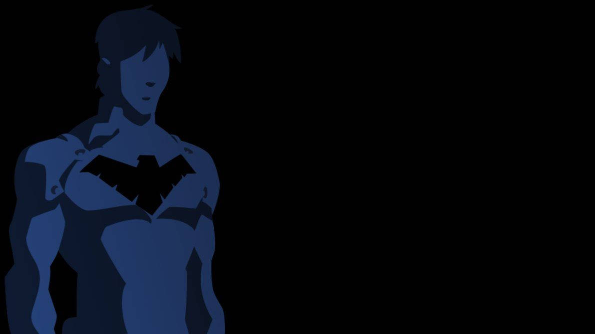 Blue Nightwing Plain Drawing