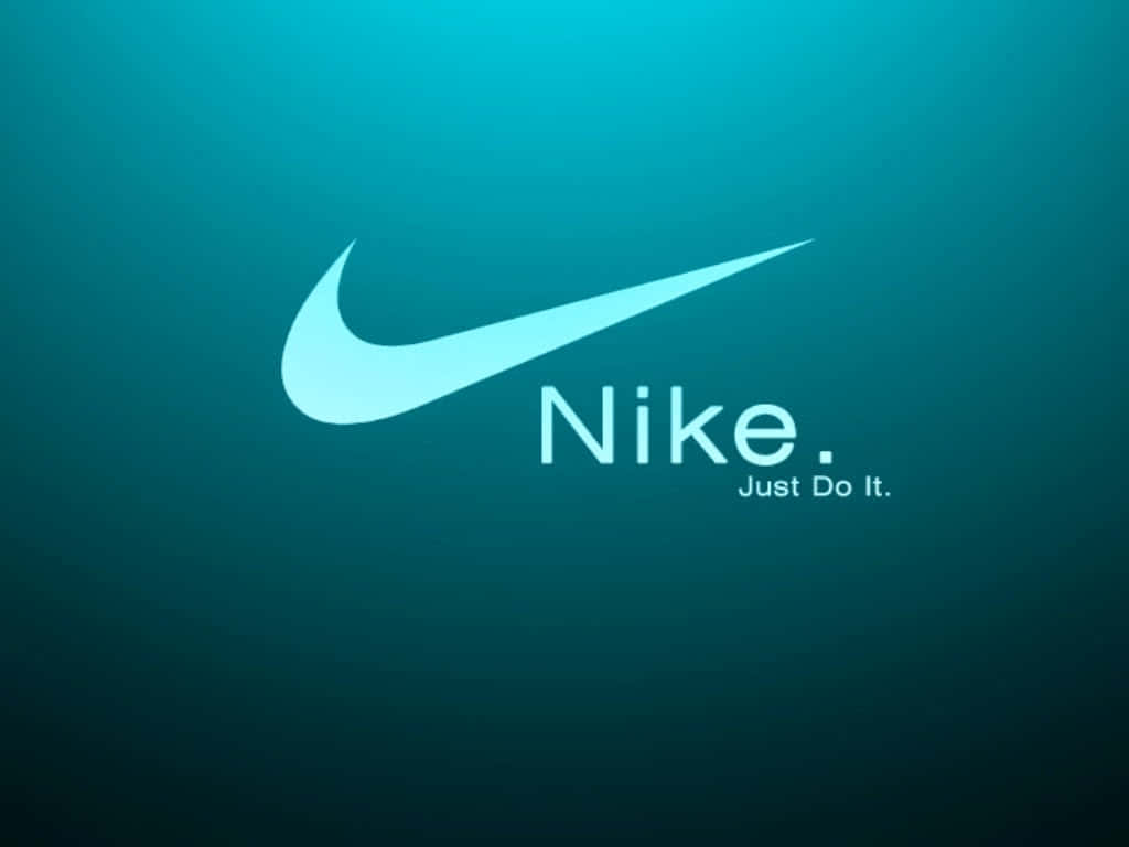 Blue Nike Just Do It Background
