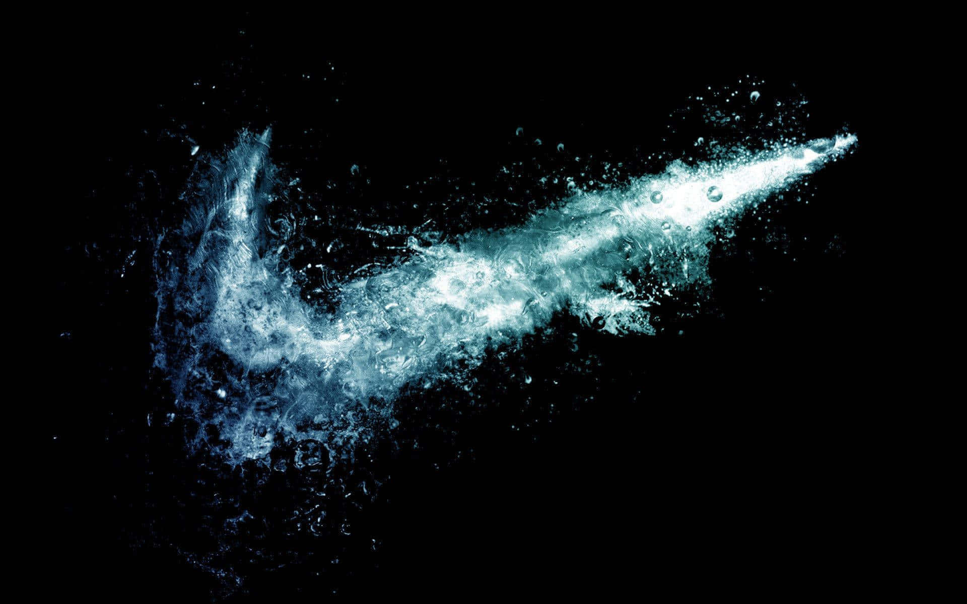 Blue Nike Logo - The Iconic Symbol Of Sports, Style, And Comfort Background