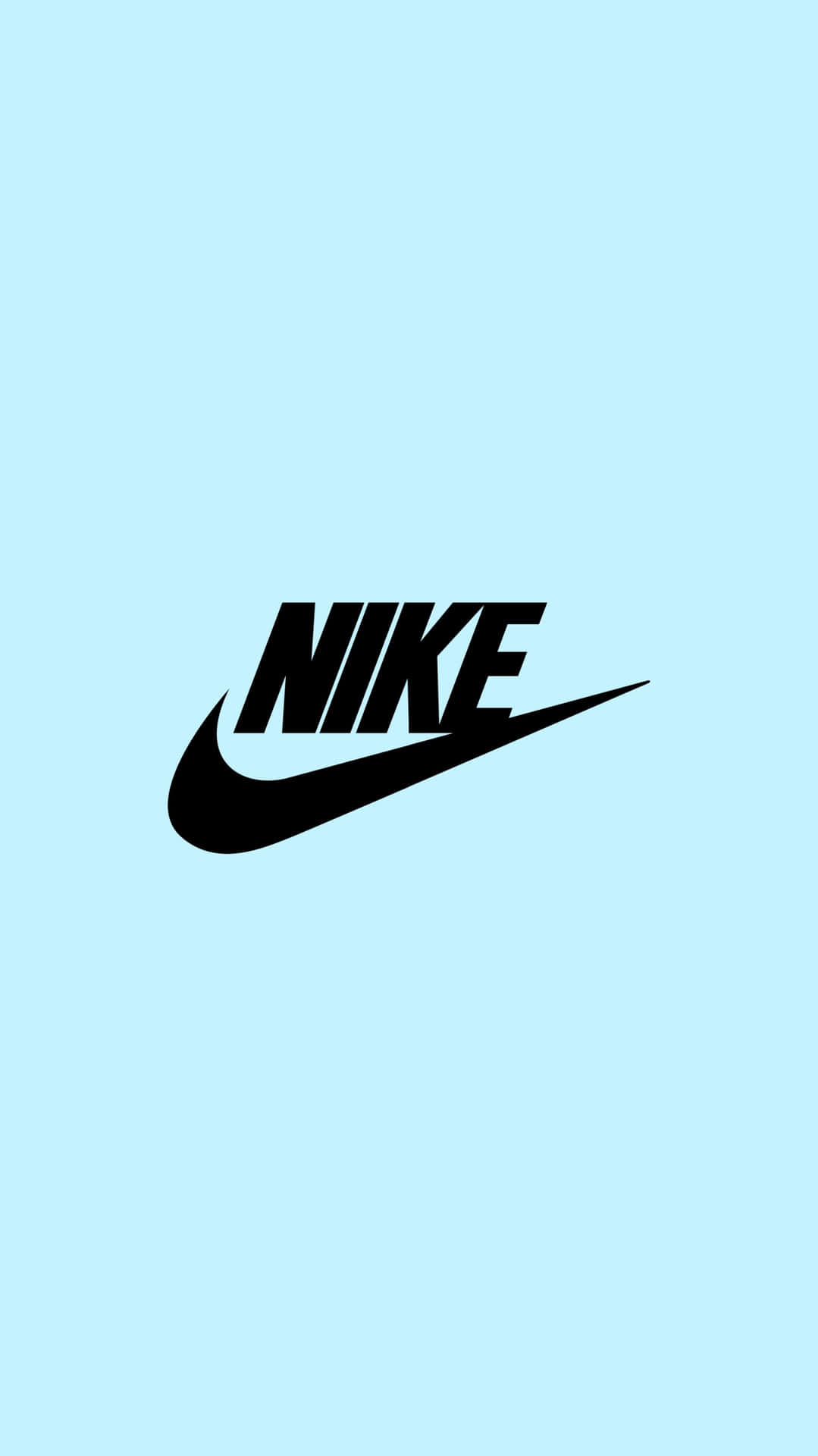 Blue Nike Logo - The Swoosh Signifies The Spirit Of Fast Sports Background