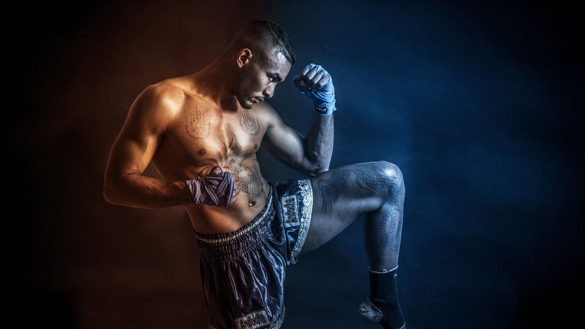 Blue Orange Muay Thai Form