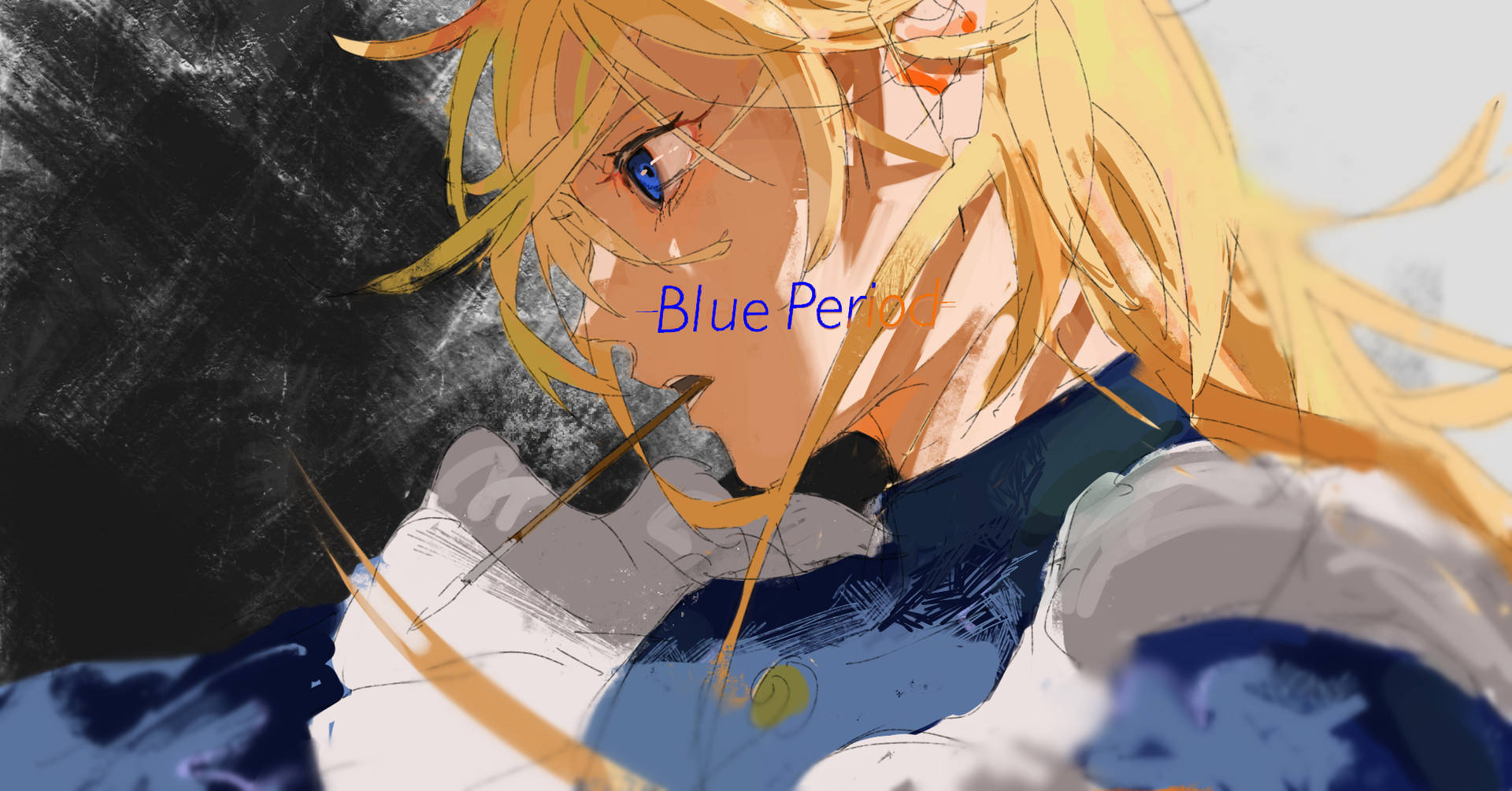 Blue Period Ryuji Drawing Background