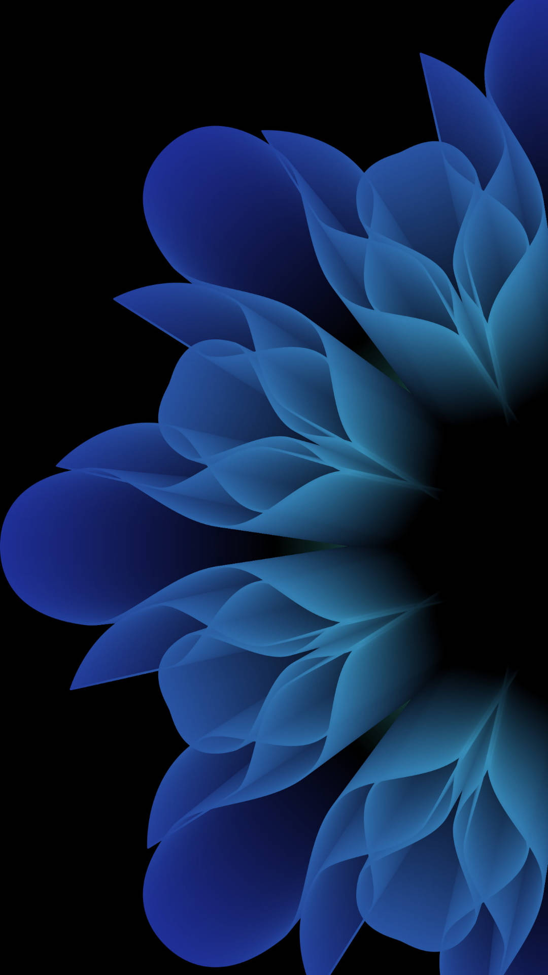 Blue Petals Iphone 7 Original Background