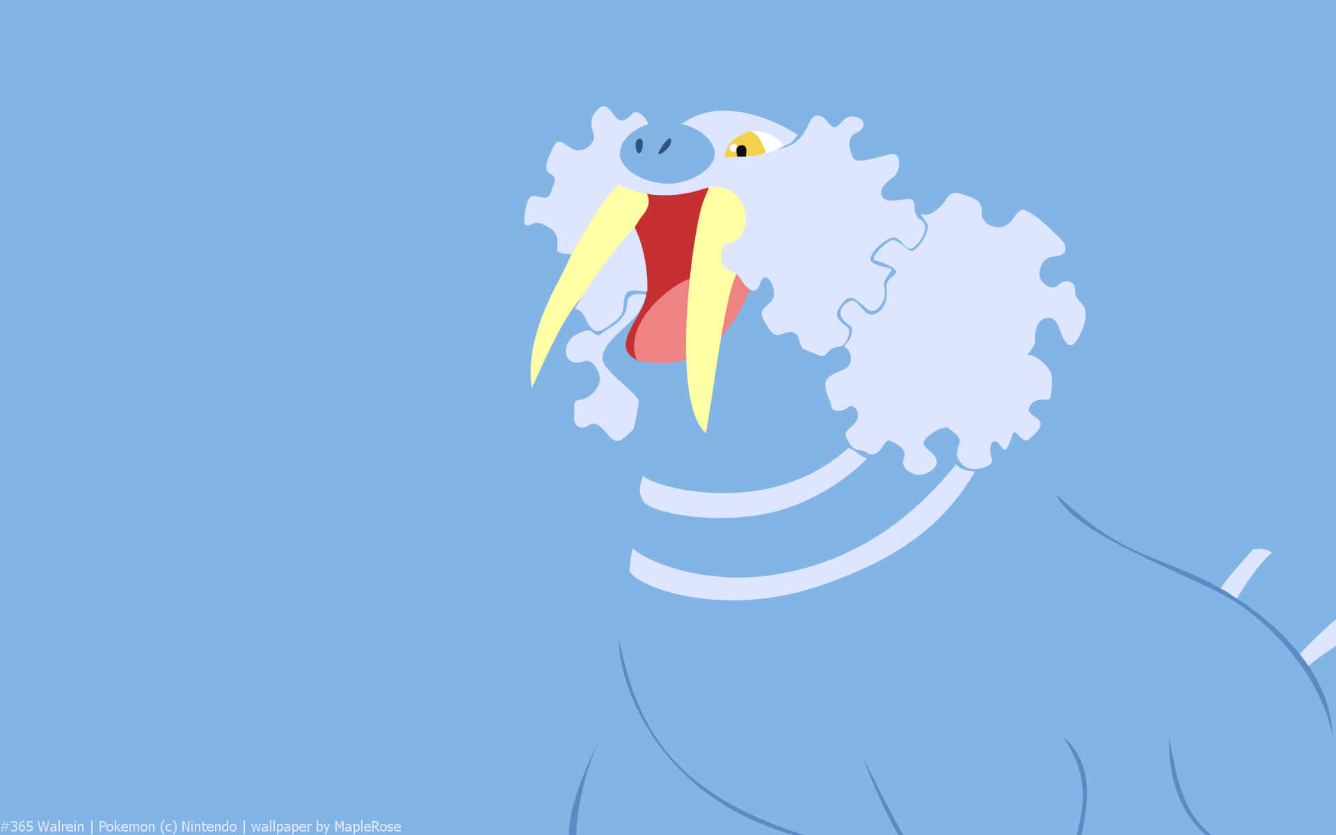 Blue Physique Of Walrein Background