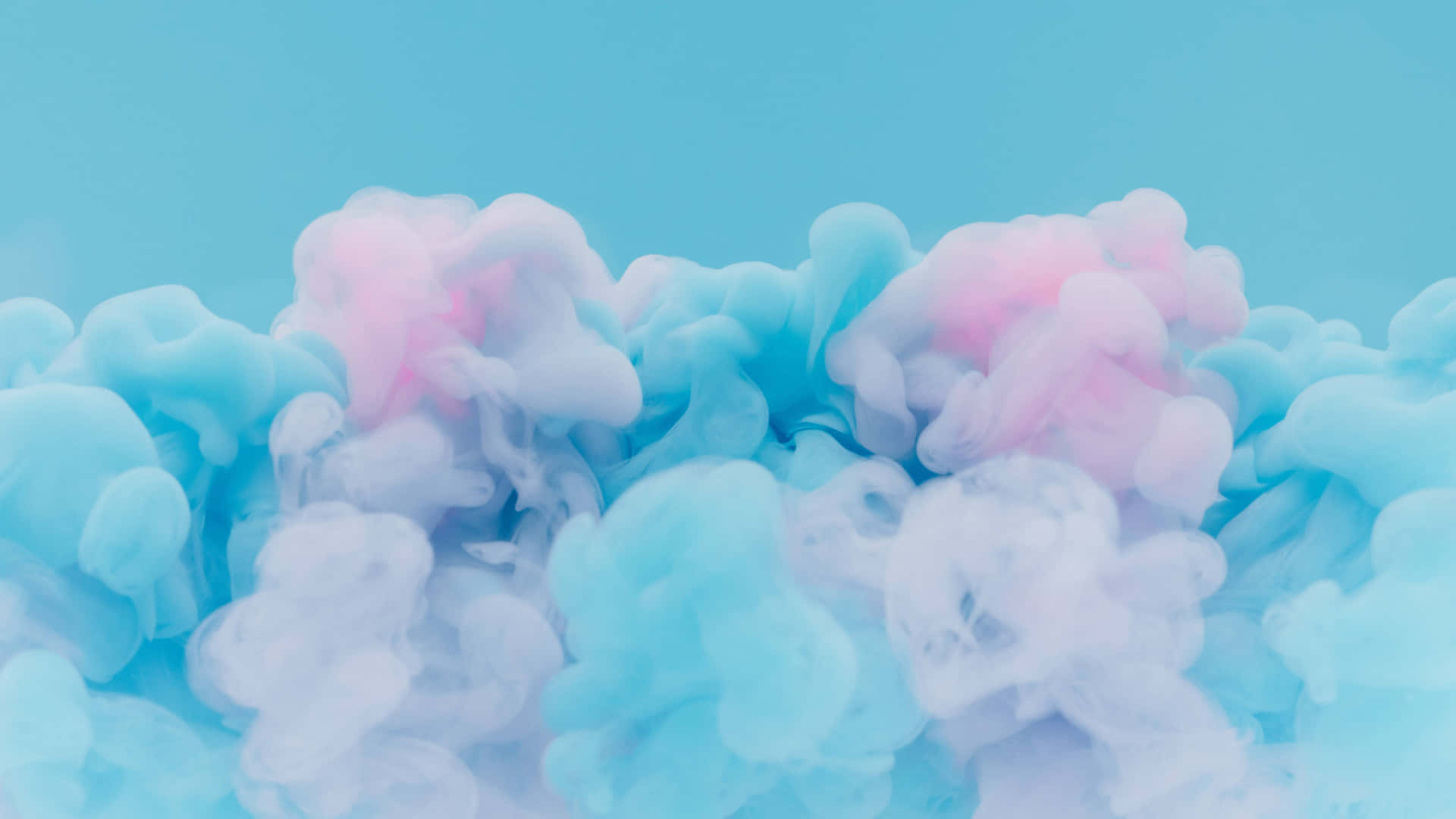 Blue Pink Cotton Candy Background