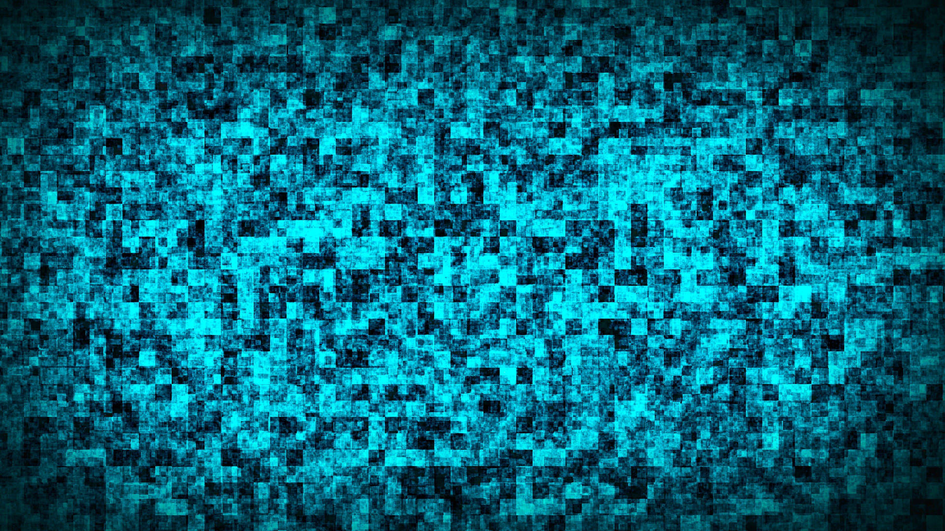 Blue Pixel Mosaic Background