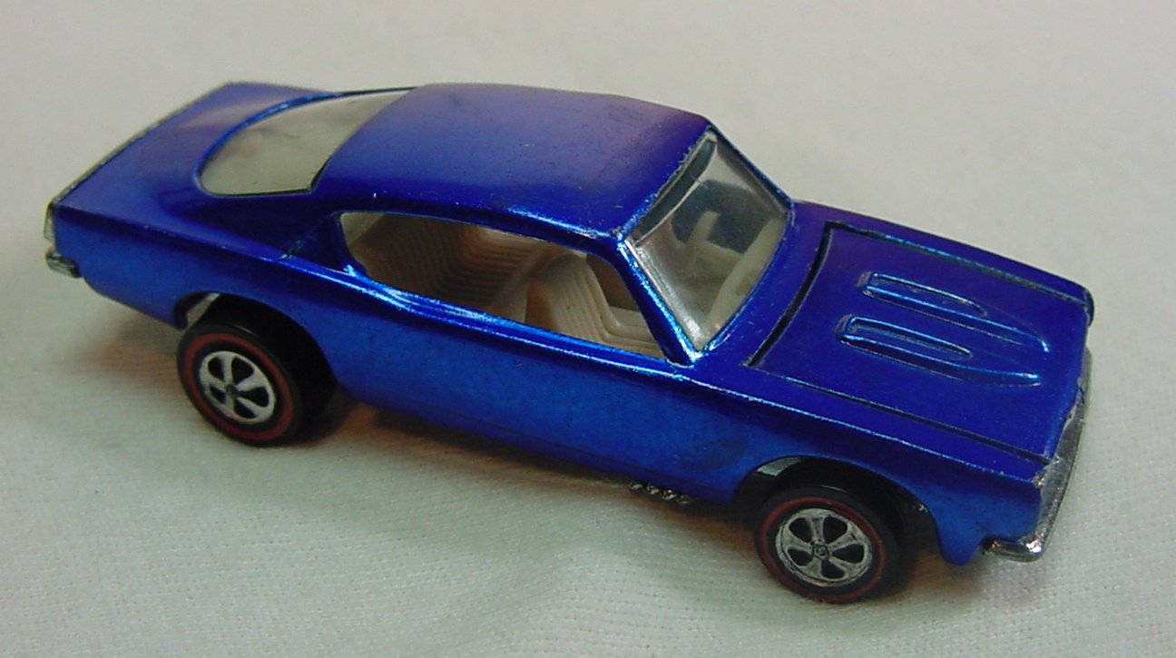 Blue Plymouth Barracuda Miniature Background