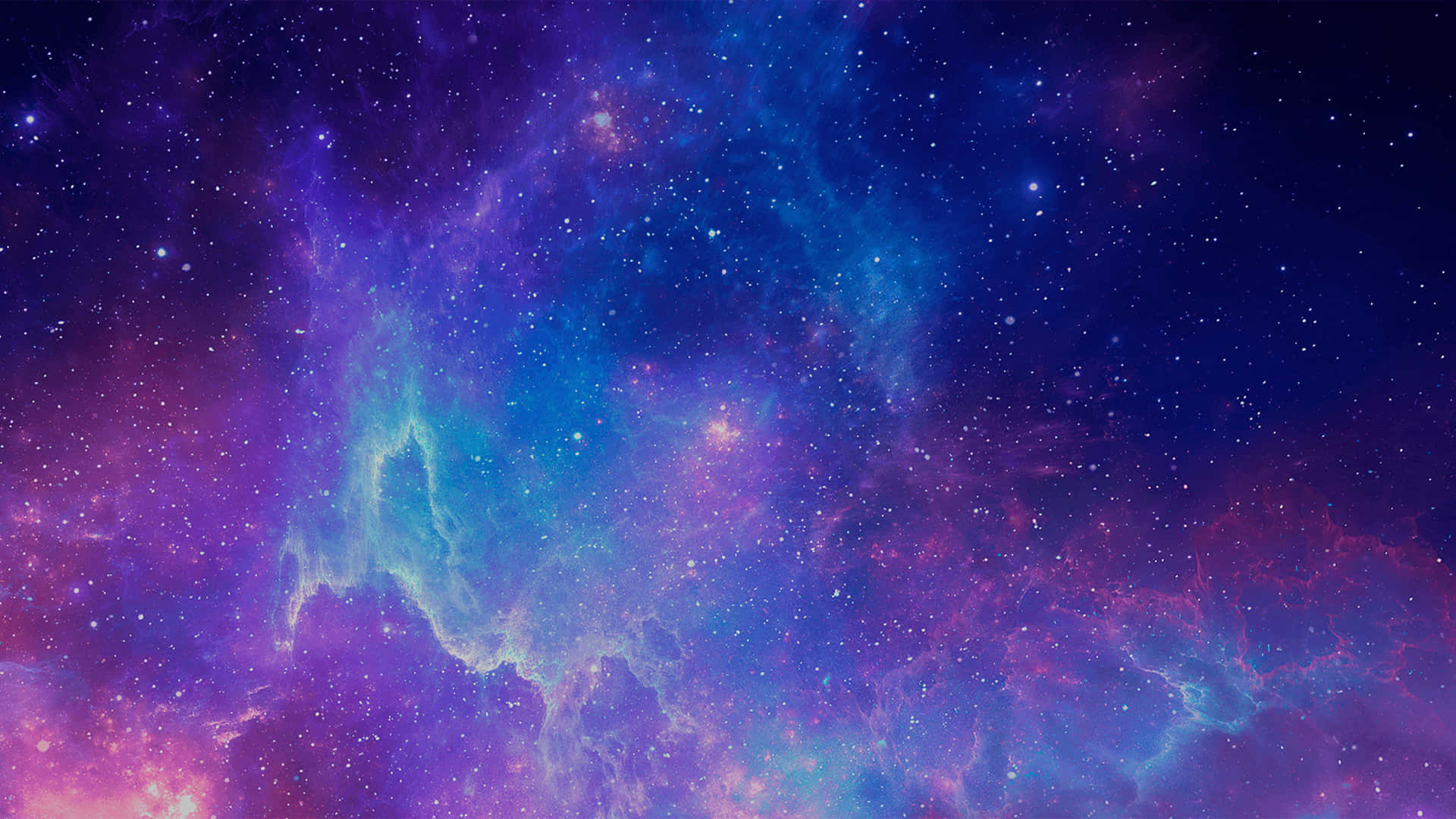 Blue-purple 1920 X 1080 Nebula Background