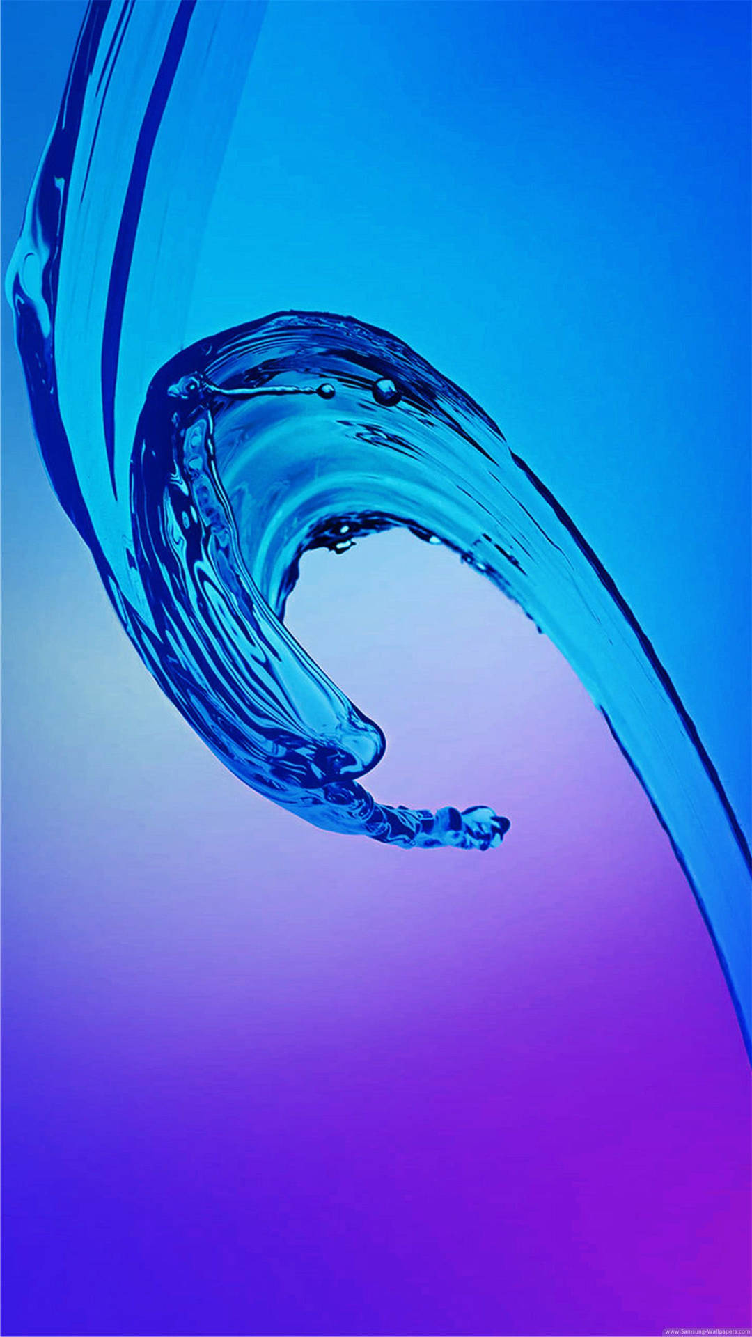 Blue Purple Water Splash Samsung Background
