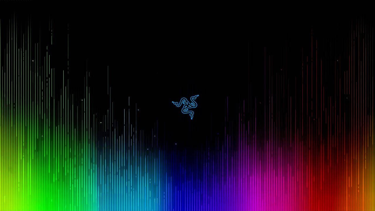 Blue Razer Logo Rgb 4k Background