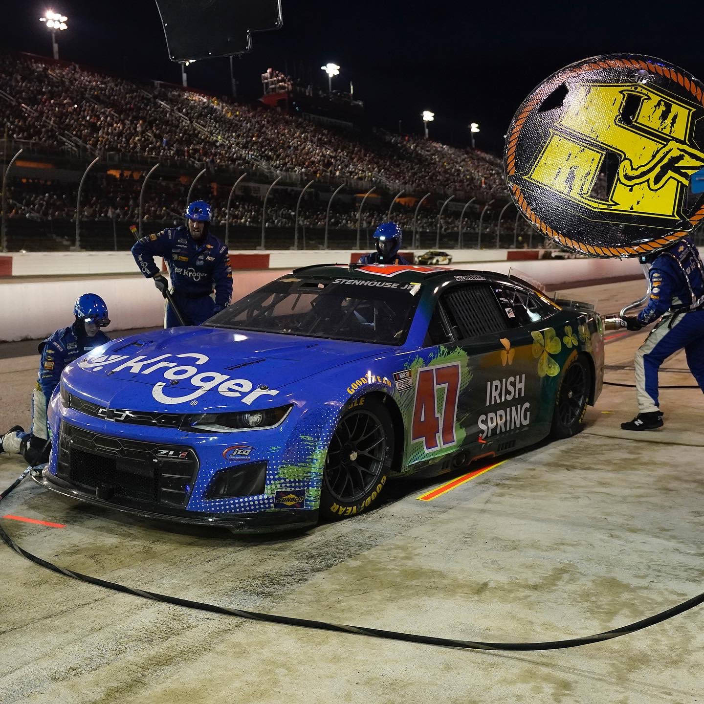 Blue Ricky Stenhouse Jr. Car