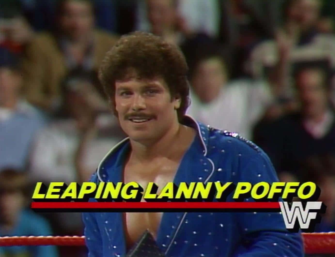Blue Robe Lanny Poffo Background