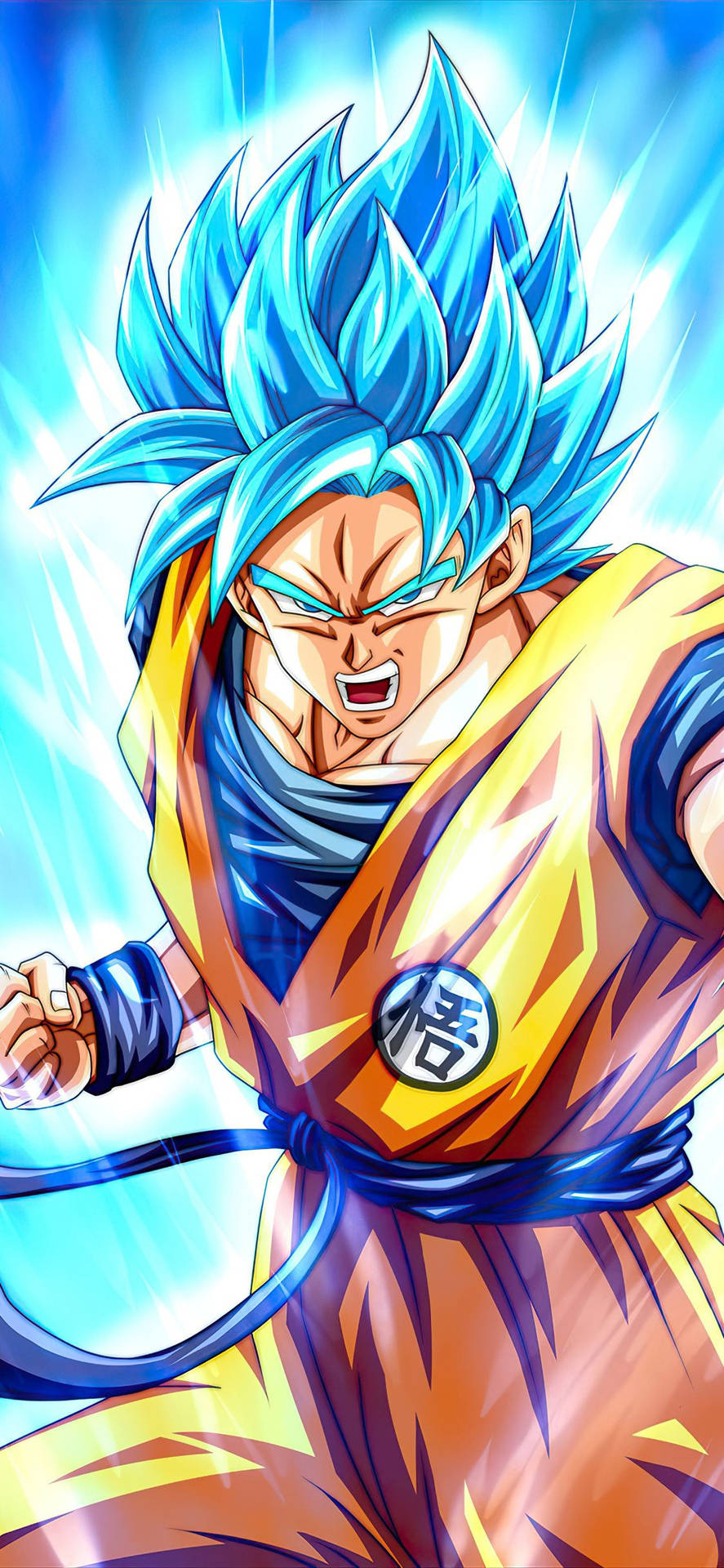 Blue Saiyan Son Goku Iphone