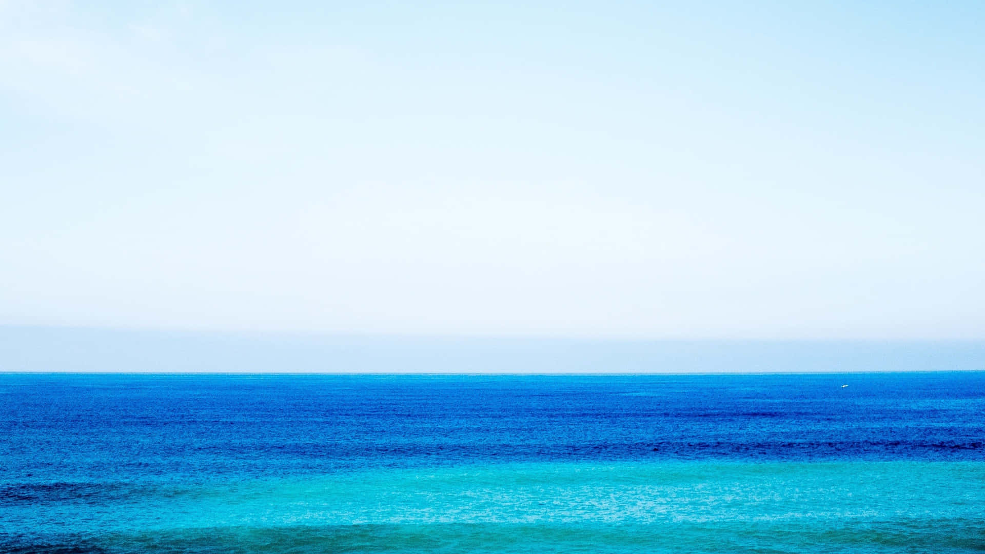 Blue Sea Calms Background