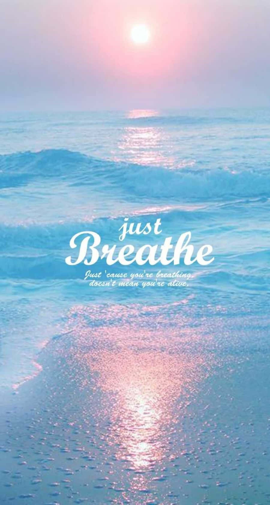 Blue Sea Water Relaxing Iphone Background