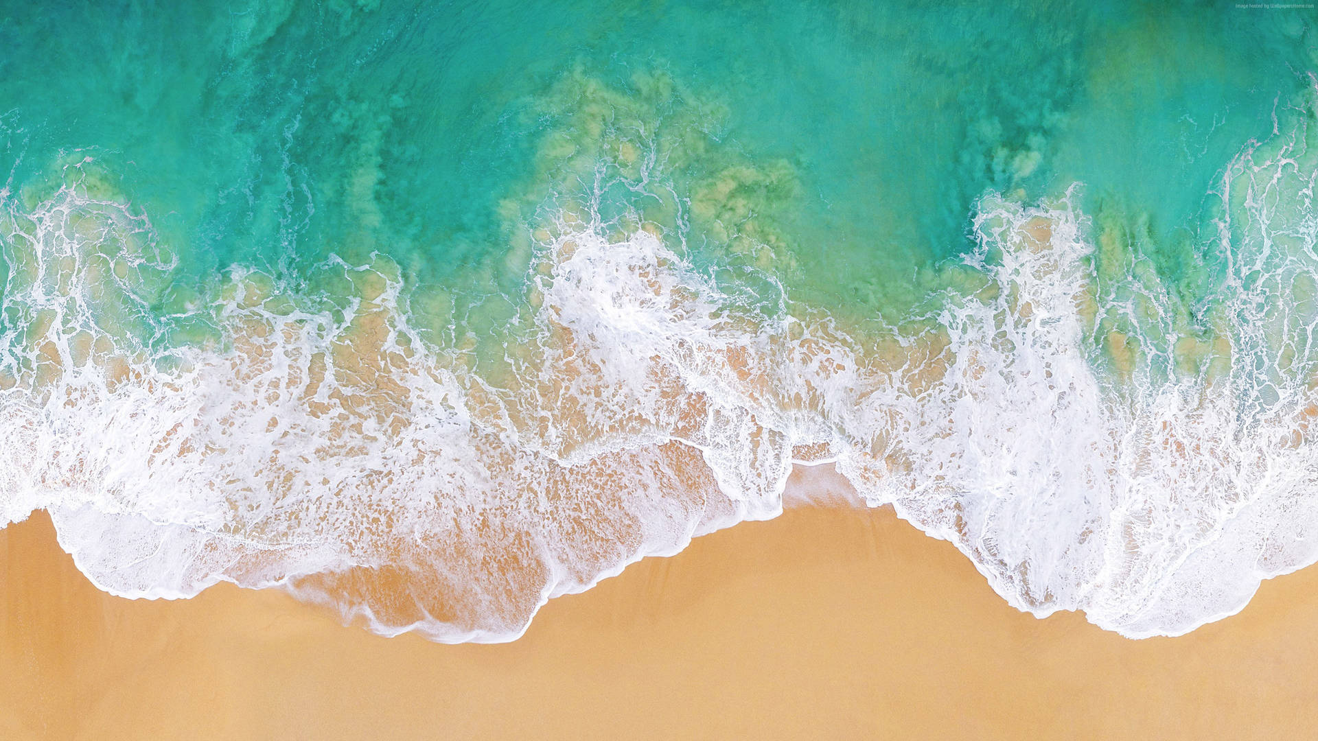 Blue Sea Wave Macbook Pro 4k Background