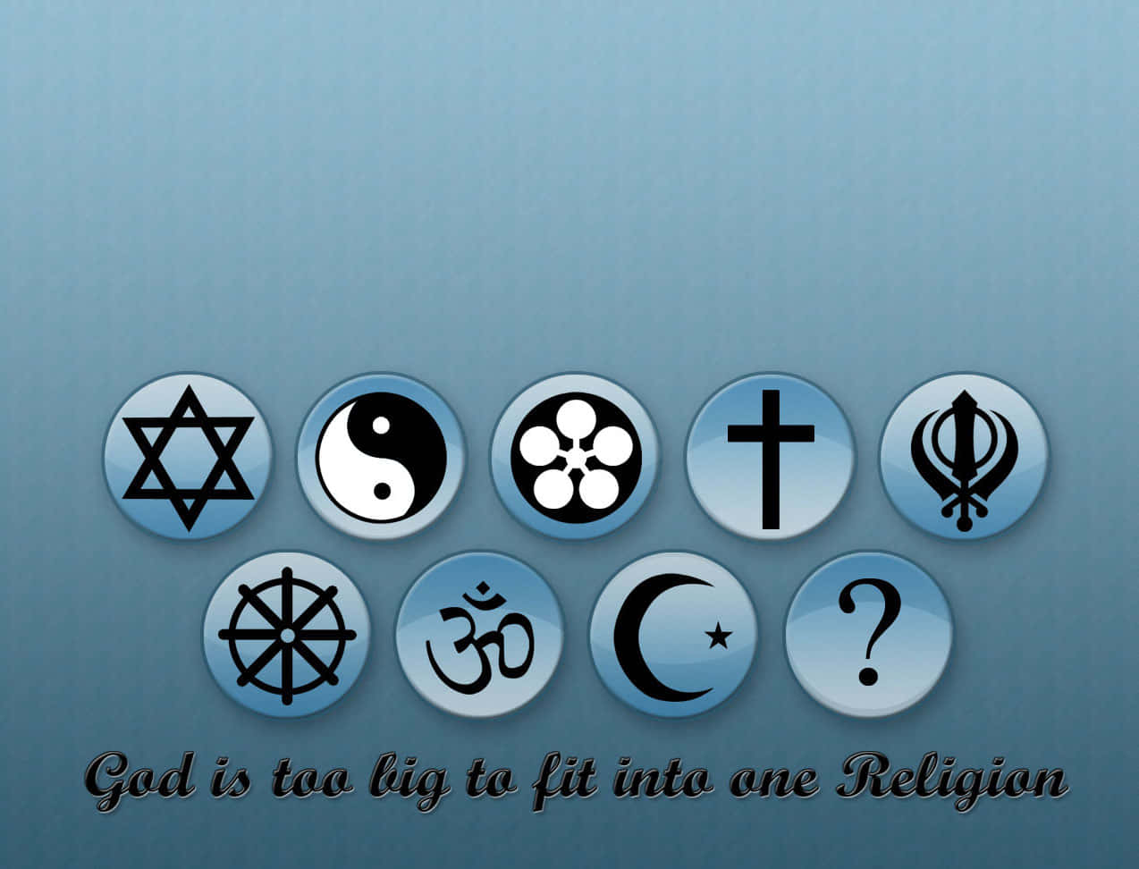 Blue Secular Desktop Theme Background