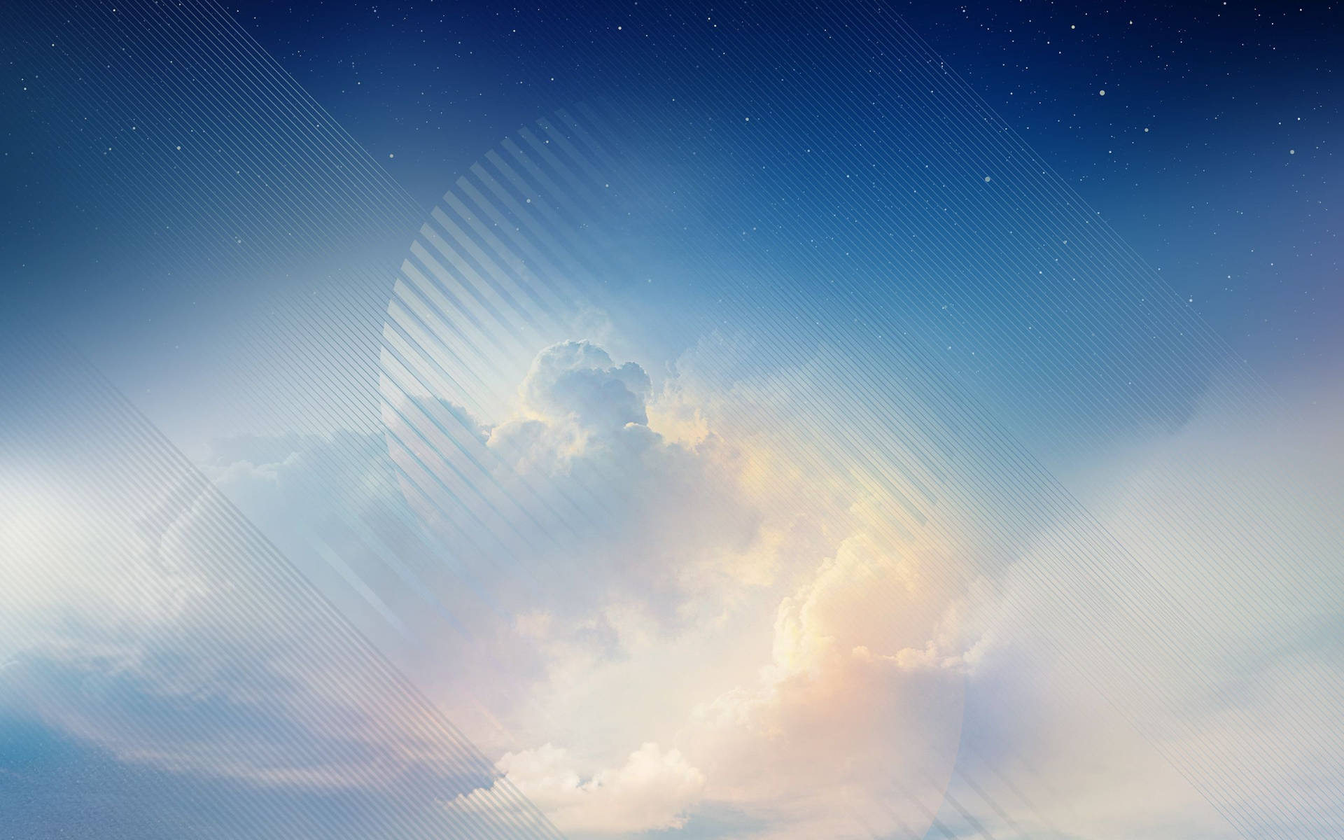 Blue Sky Abstract Note 8 Background