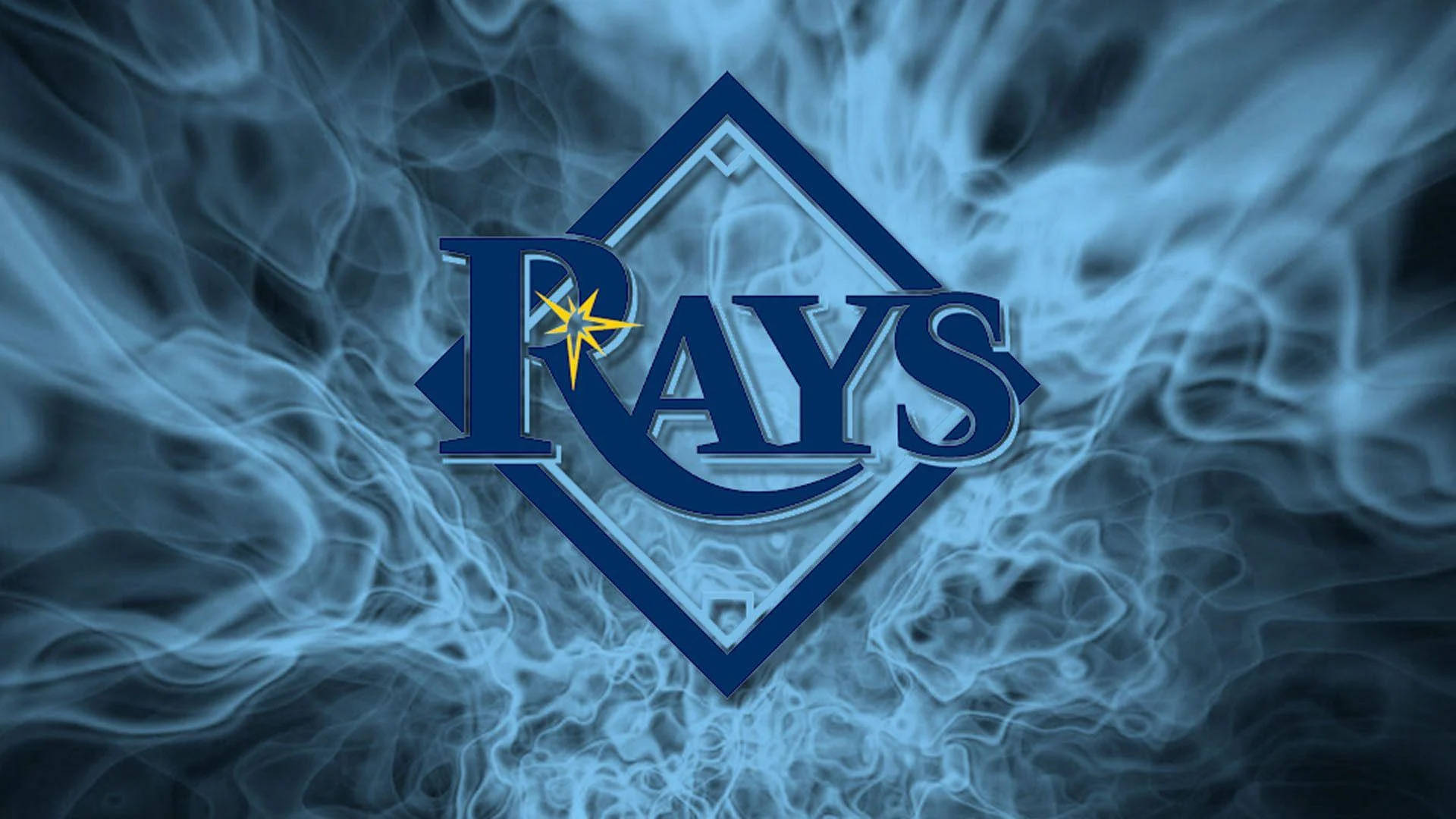 Blue Smoke Tampa Bay Rays Logo