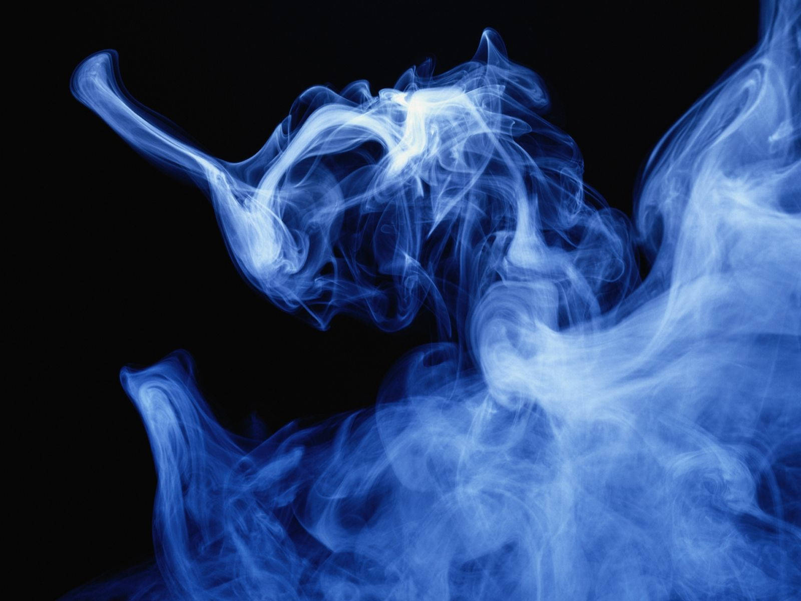 Blue Smoke With A Hint Of Mystery
