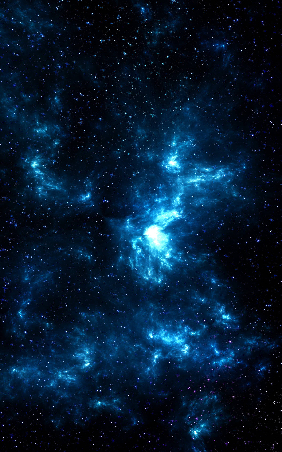 Blue Space 4k Phone Background