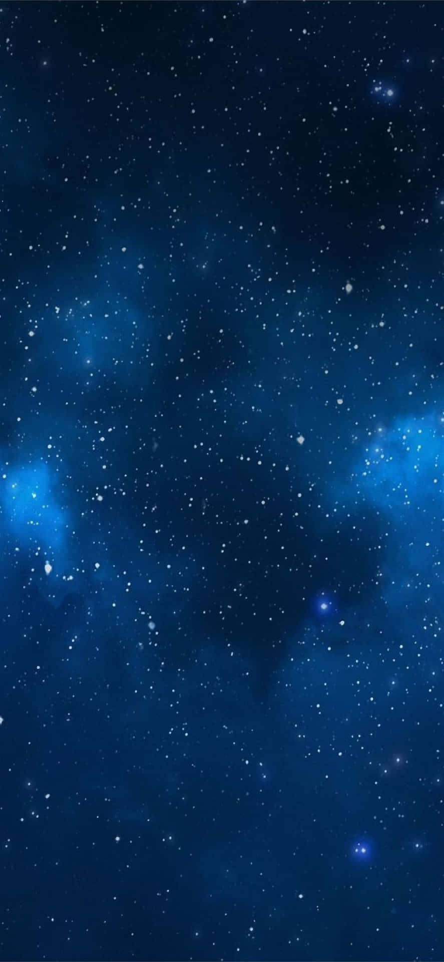 Blue Space Background With Stars And Stars