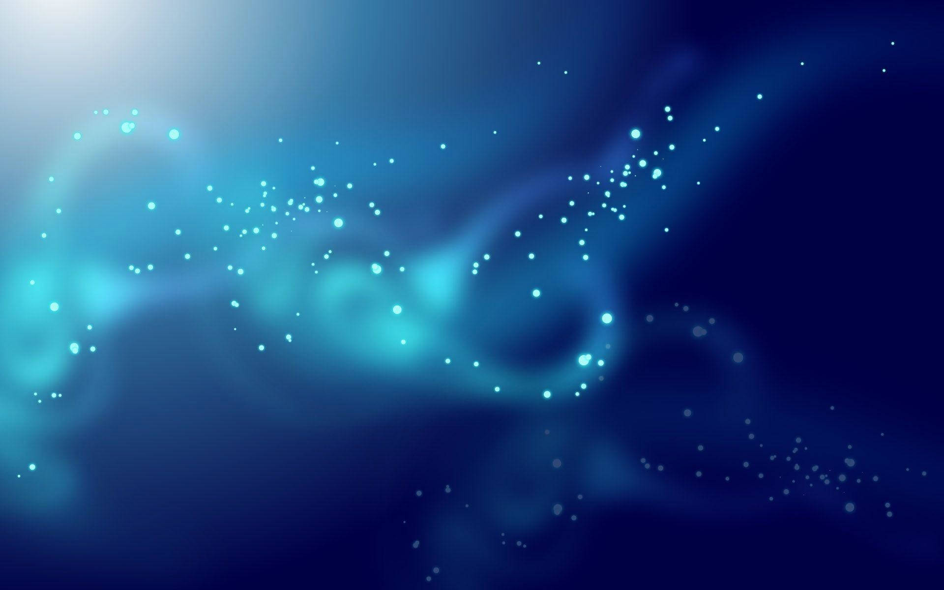Blue Sparkle Abstract Background