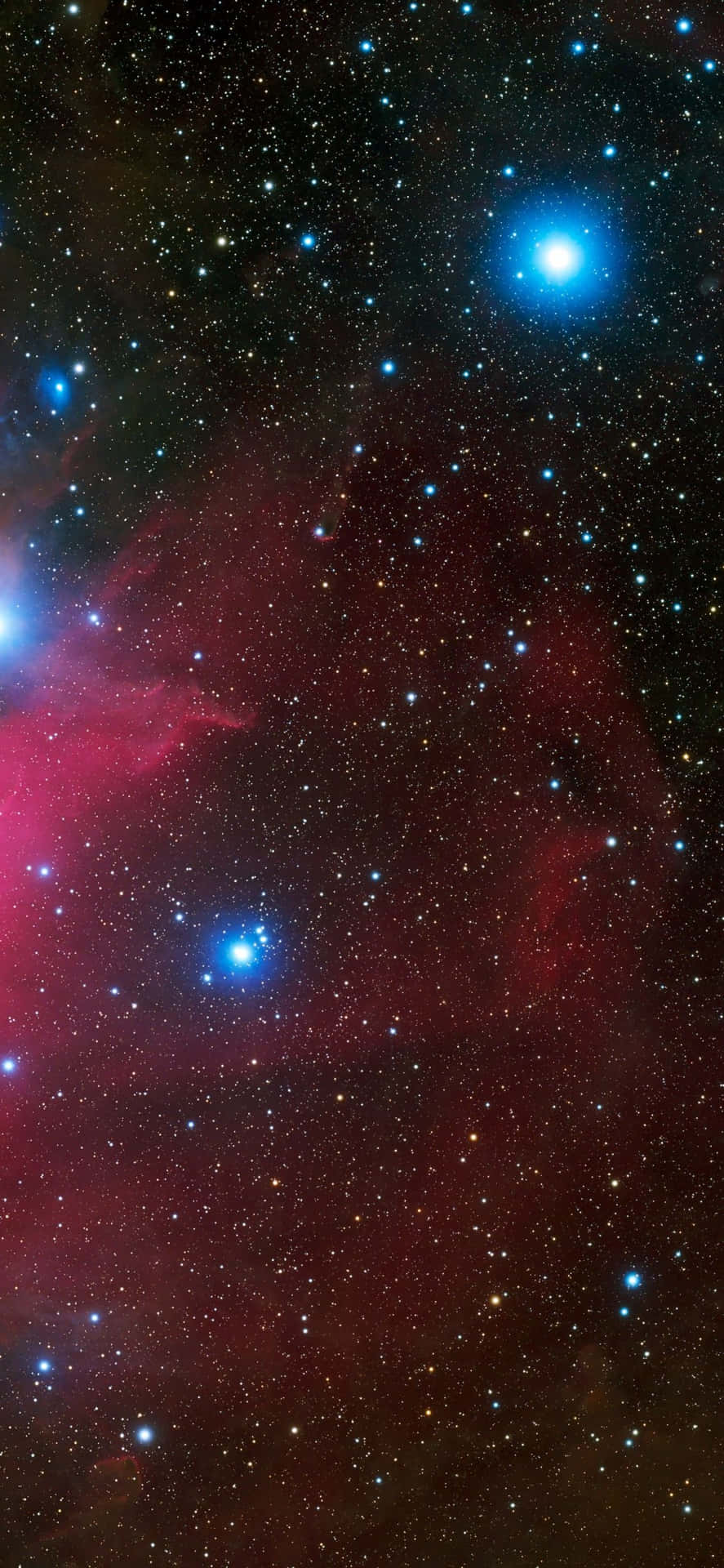 Blue Sparkles In The Universe Iphone