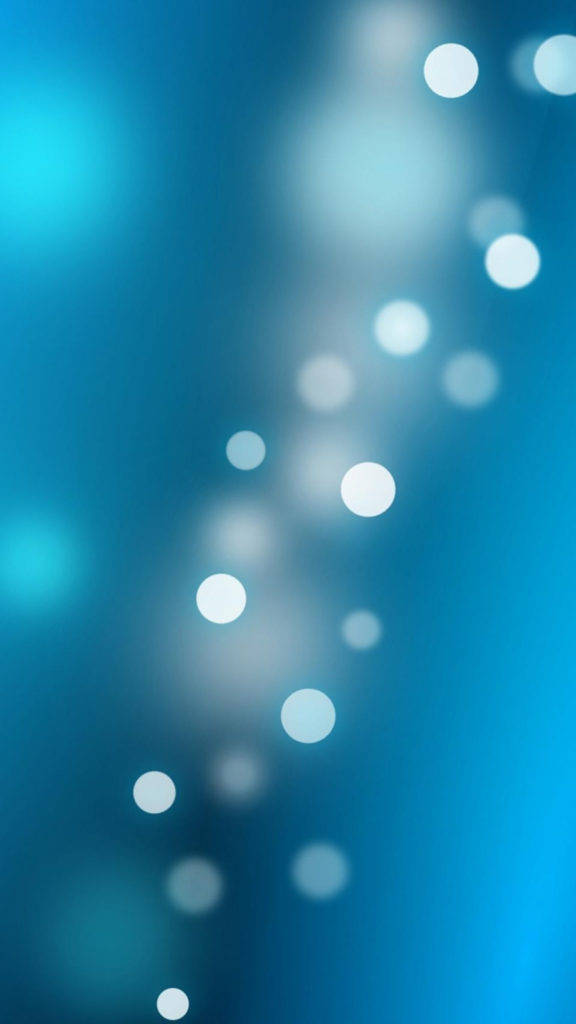 Blue Sparkles Neon Iphone