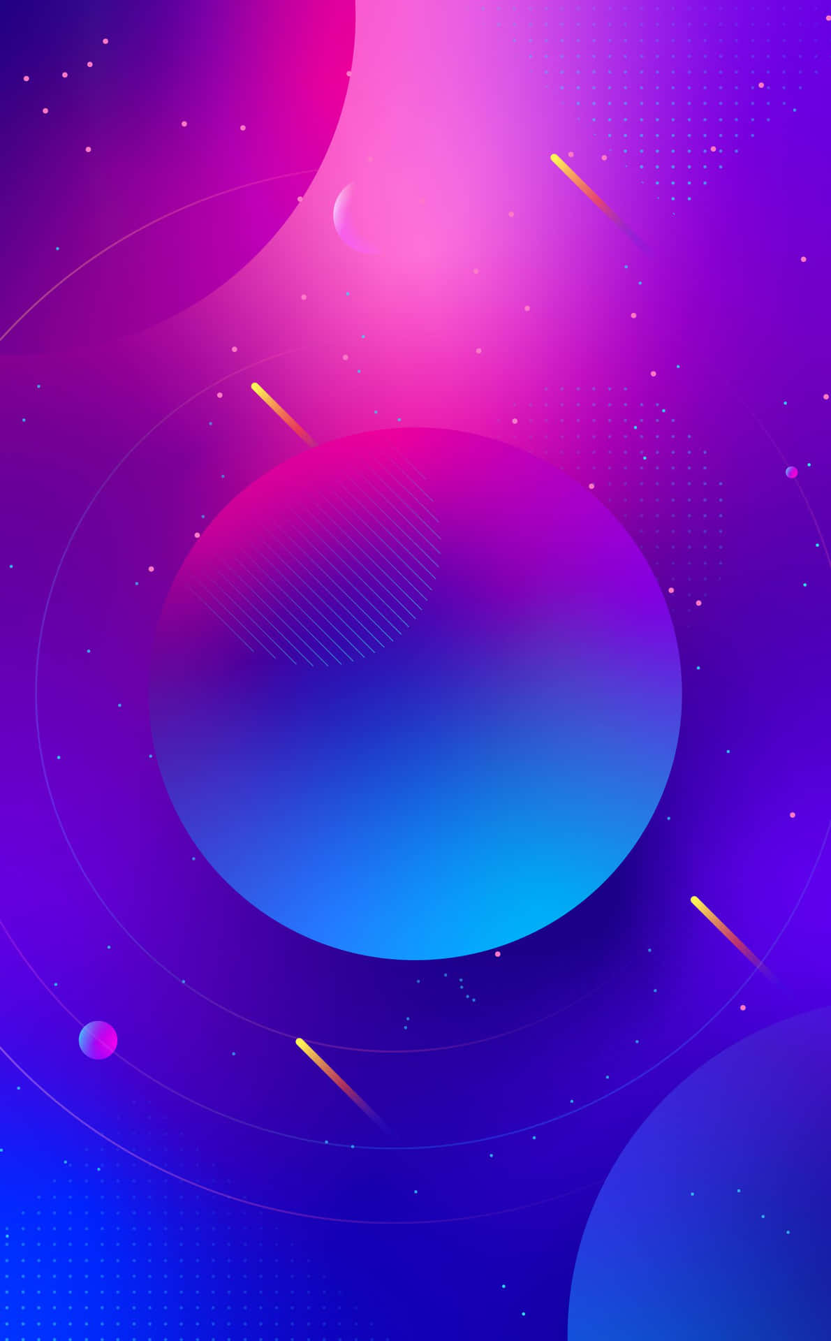 Blue Sphere Cool Design Iphone Background