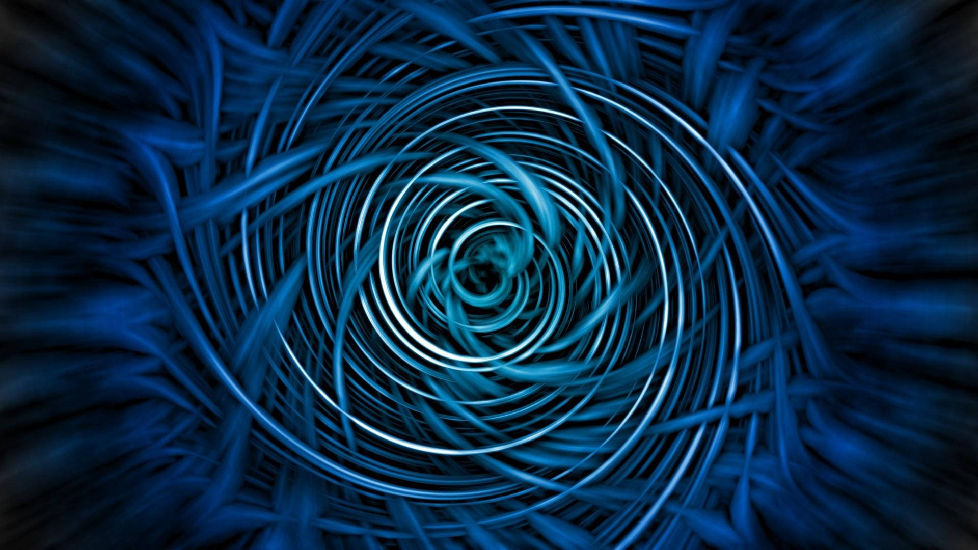 Blue Spiral Artwork Background