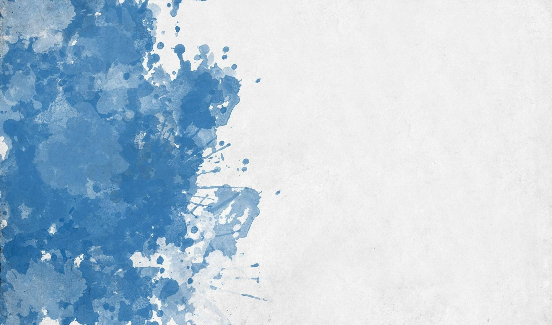 Blue Splatter Paint Background