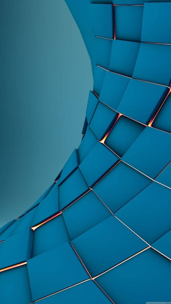 Blue Squares Iphone X Dynamic Background