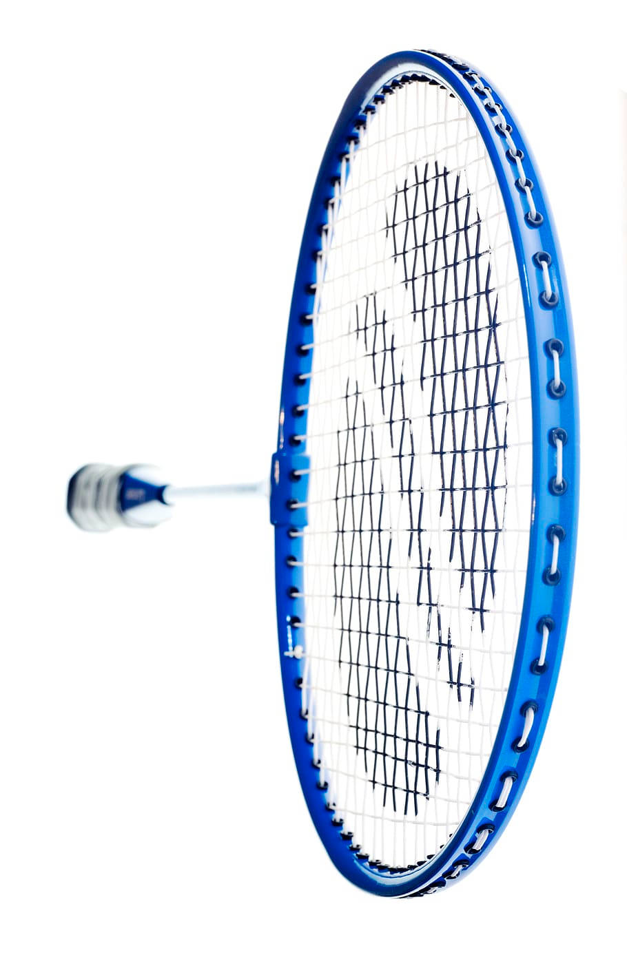 Blue Squash Racket Background