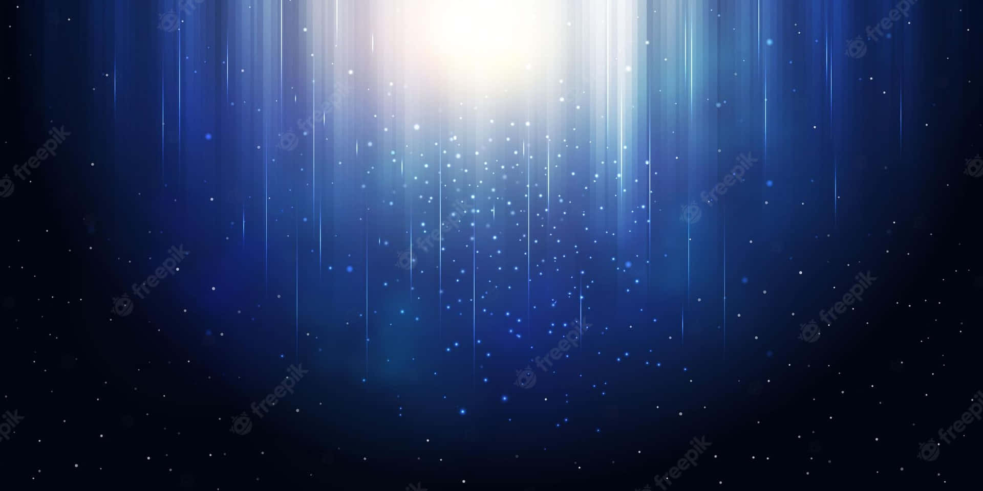 Blue Star Background With Light Background