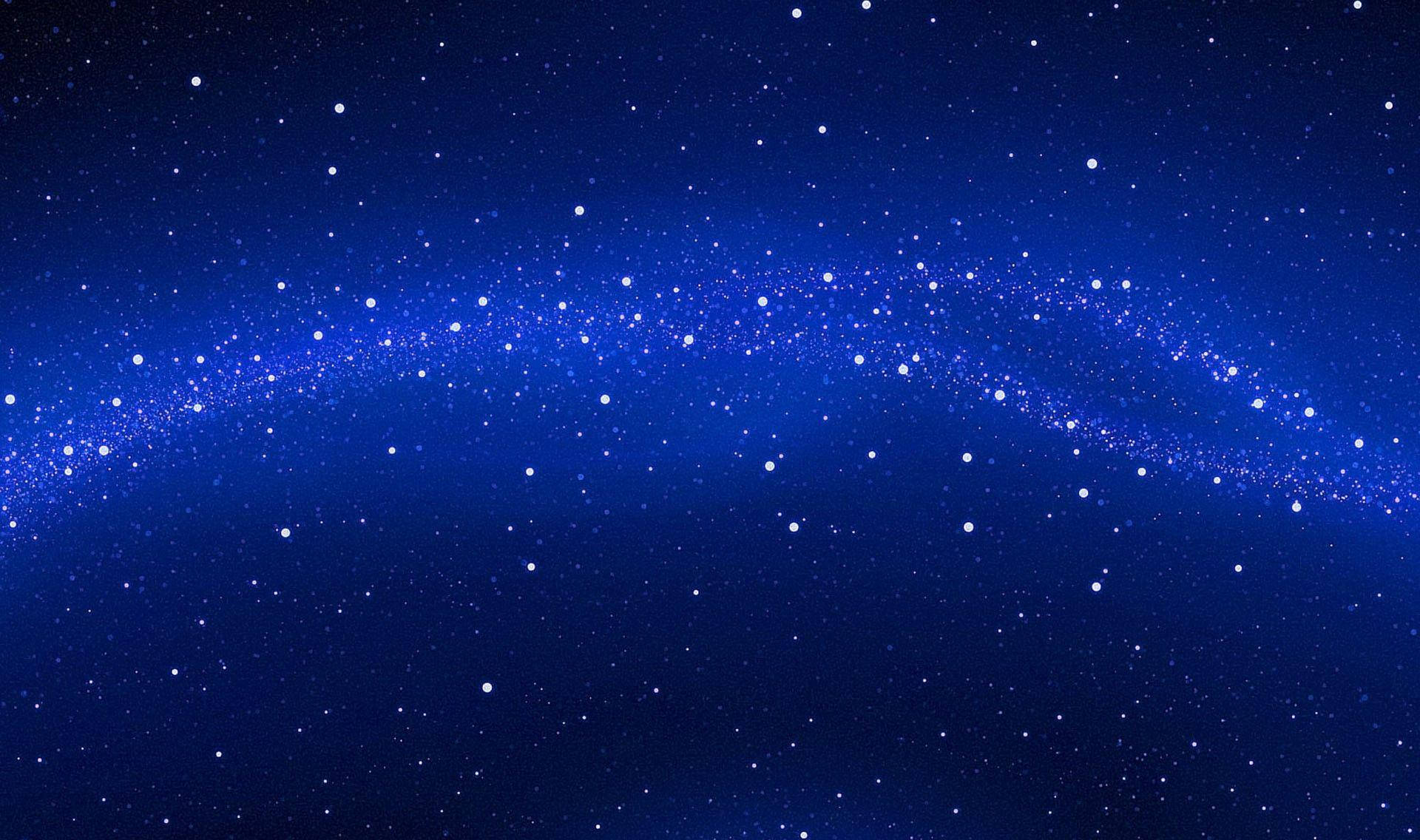 Blue Starry Sky Background With Stars Background