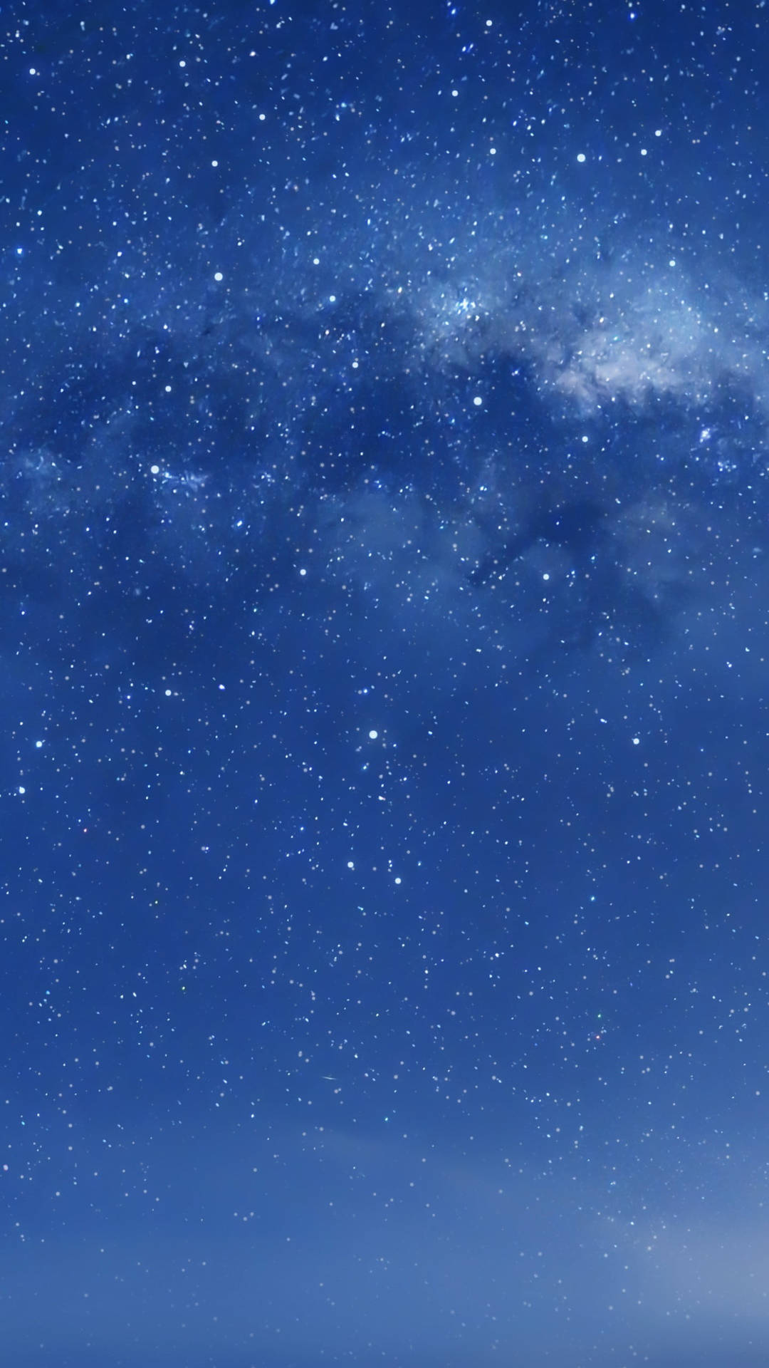 Blue Starry Sky Background