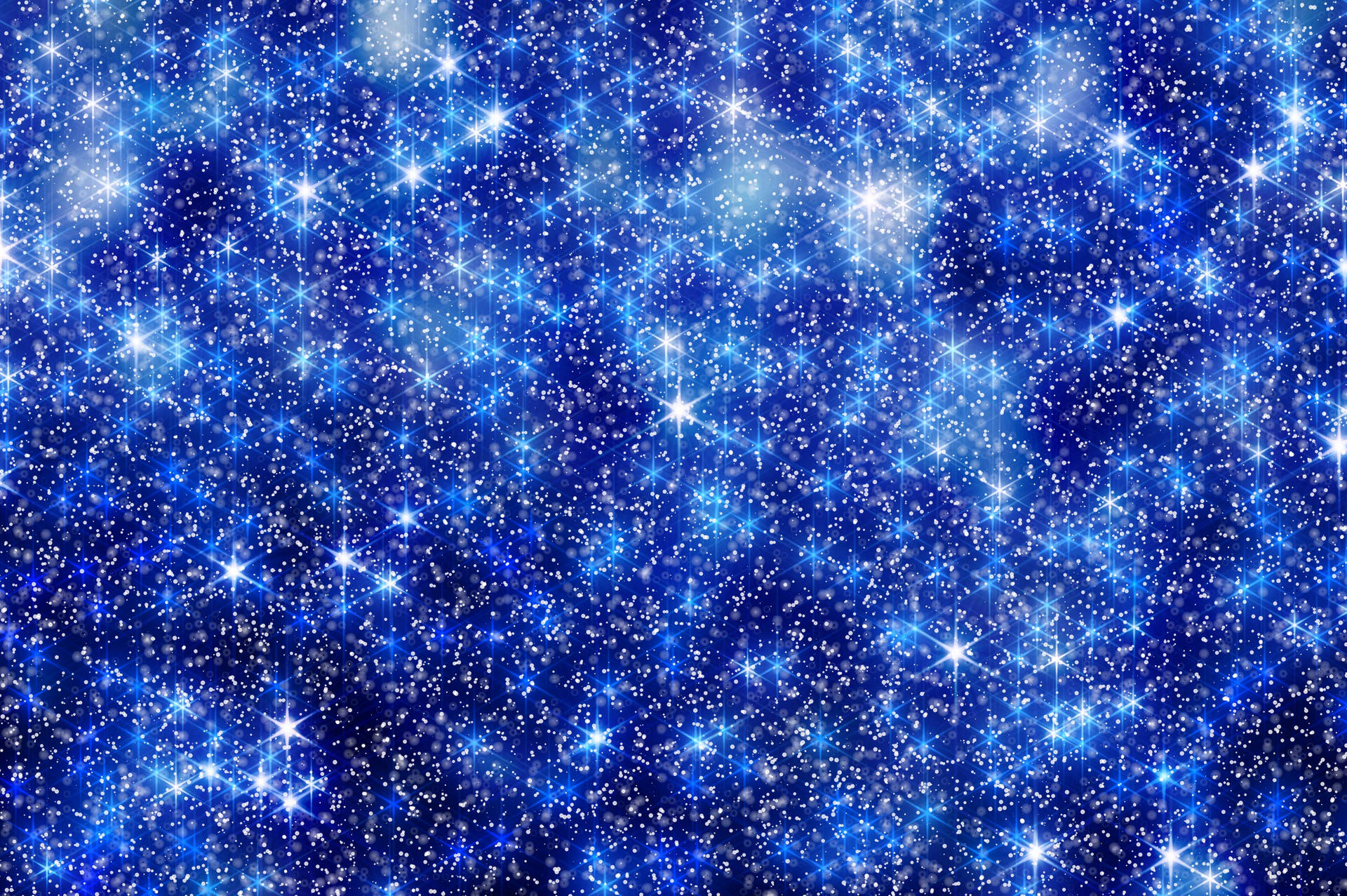 Blue Stars In The Sky Background