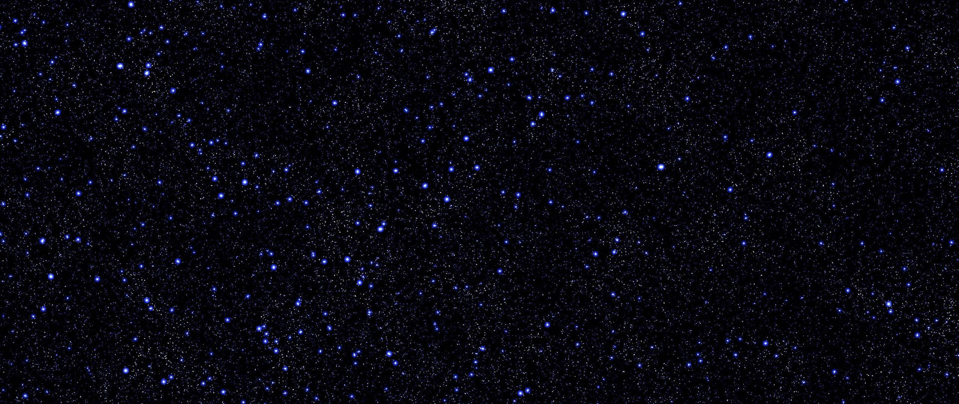 Blue Stars Space Background