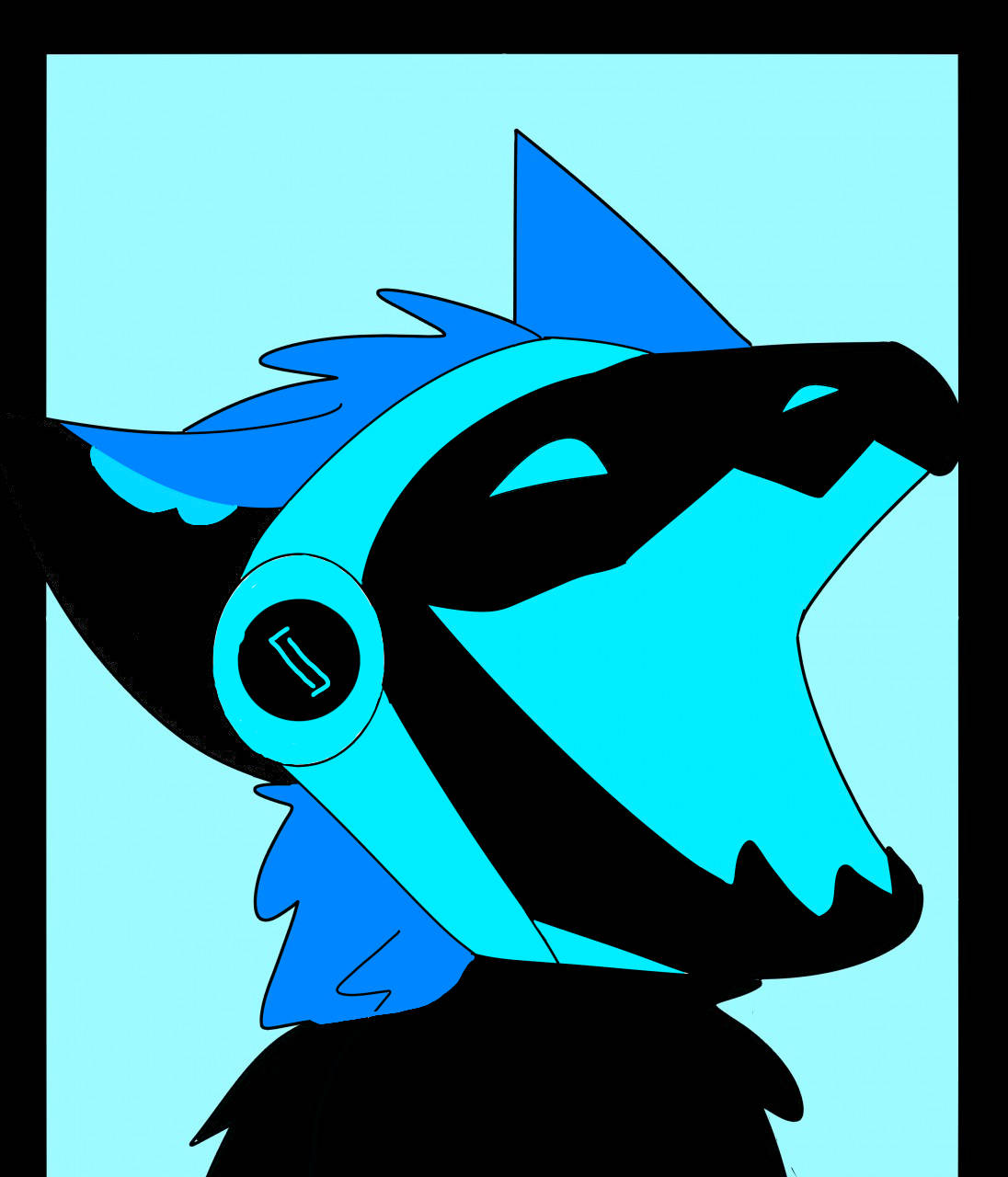 Blue Techno Pfp For Discord