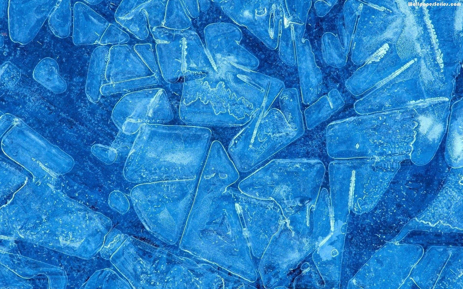 Blue Texture Crystal Background