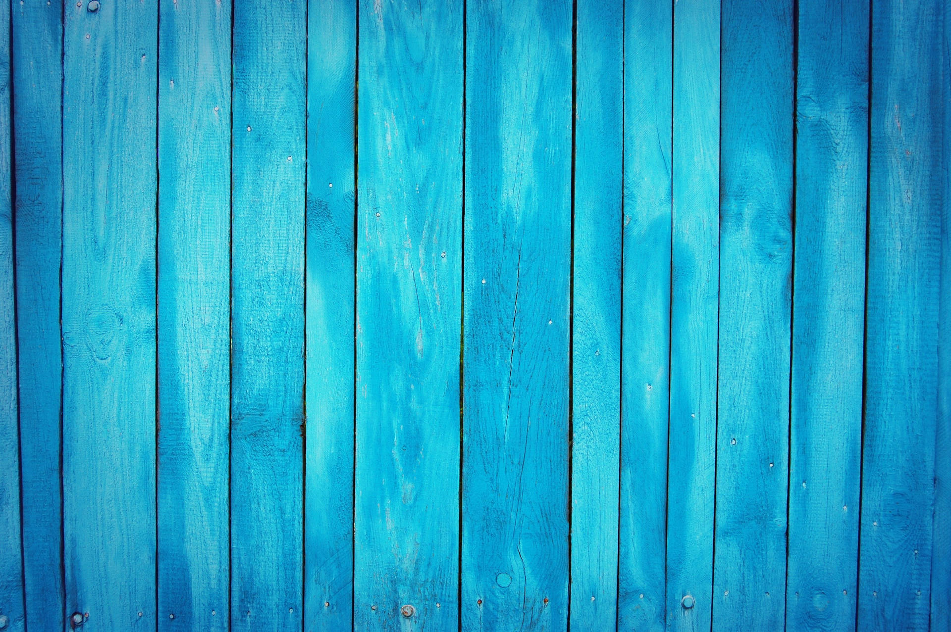 Blue Texture Wooden Planks Background