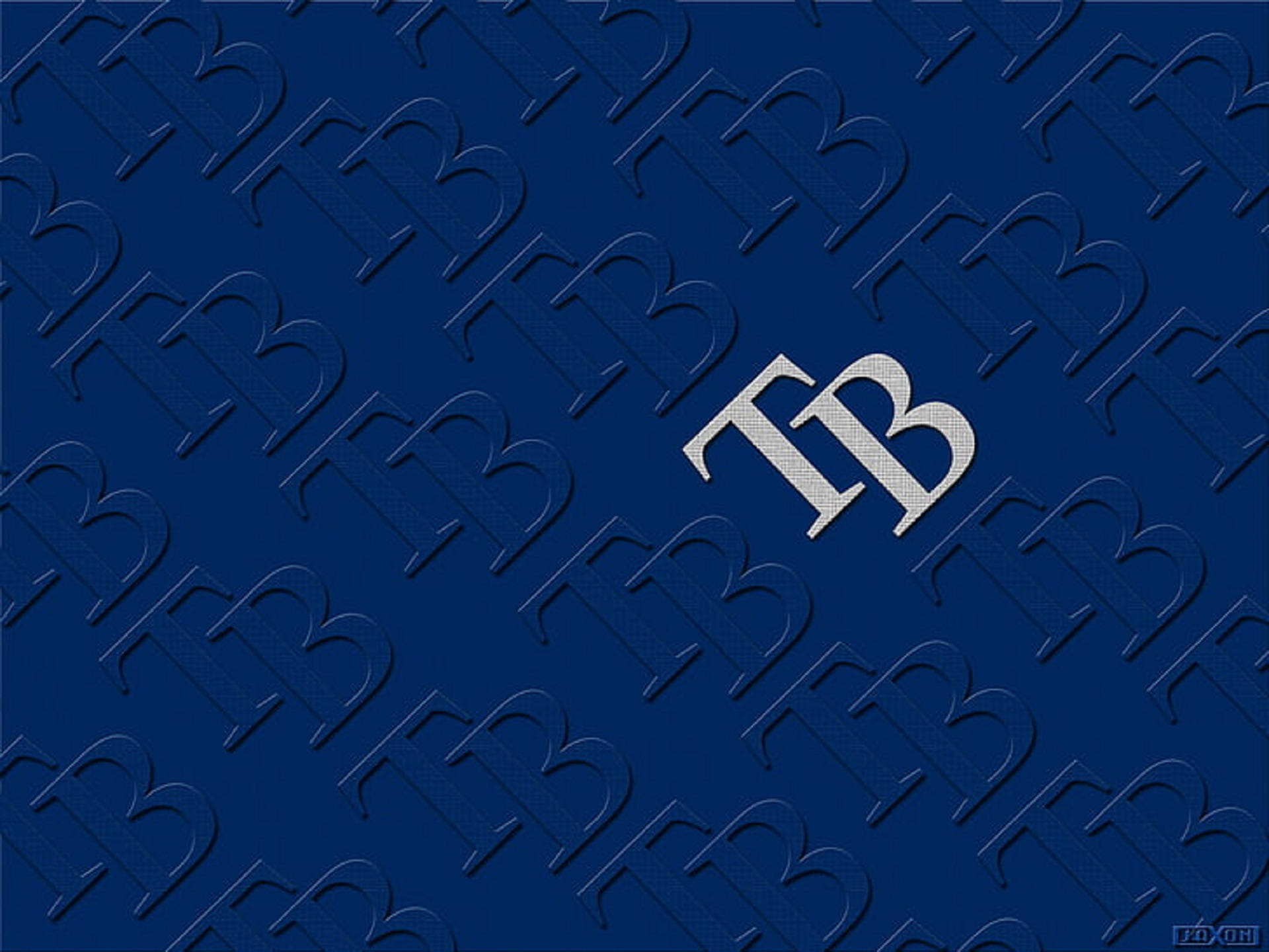 Blue-themed Tampa Bay Rays Pattern Background