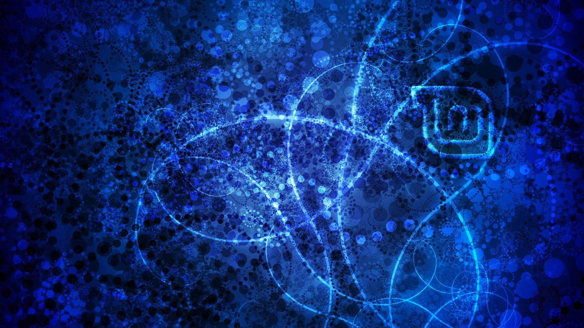 Blue-themed Theoretical Physics Background