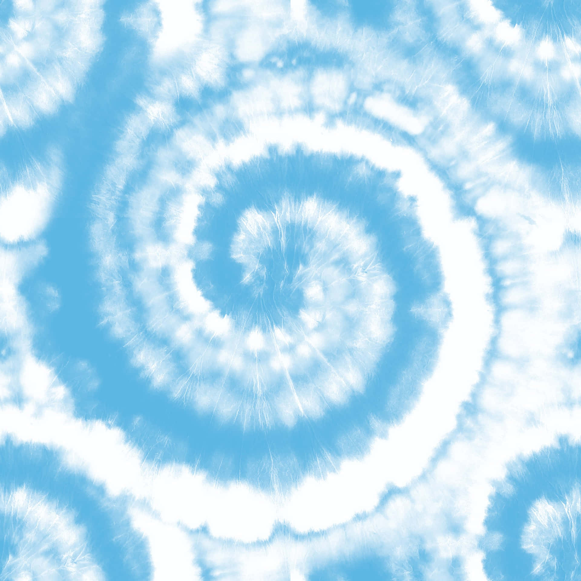 Blue Tie Dye Shell Pattern Background