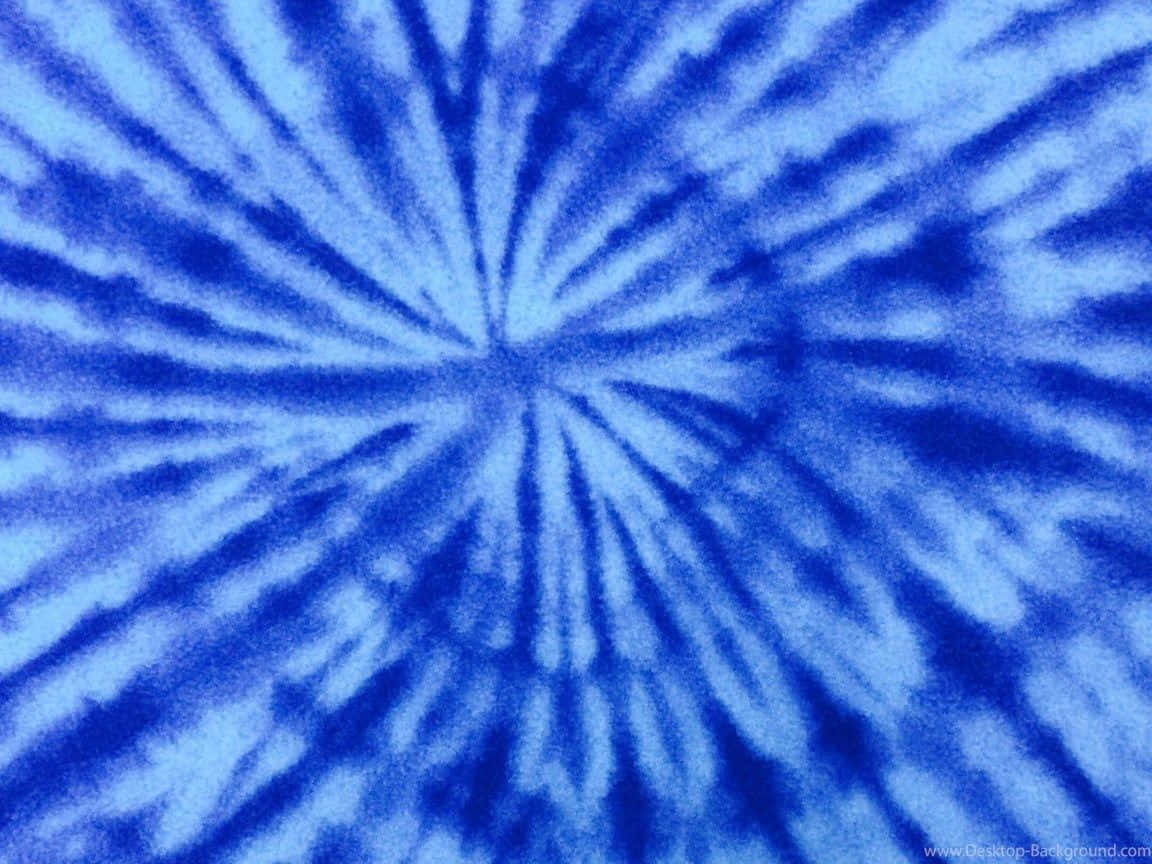 Blue Tie Dye White Swirl Art Background