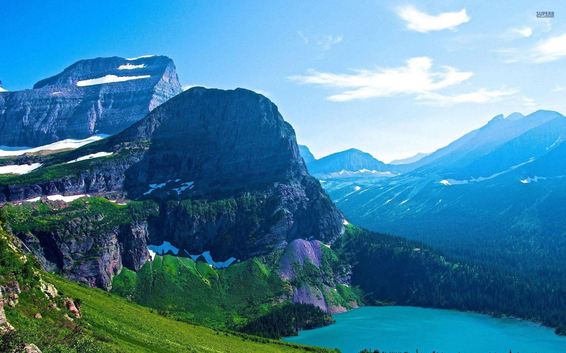 Blue Tint Over Glacier National Park