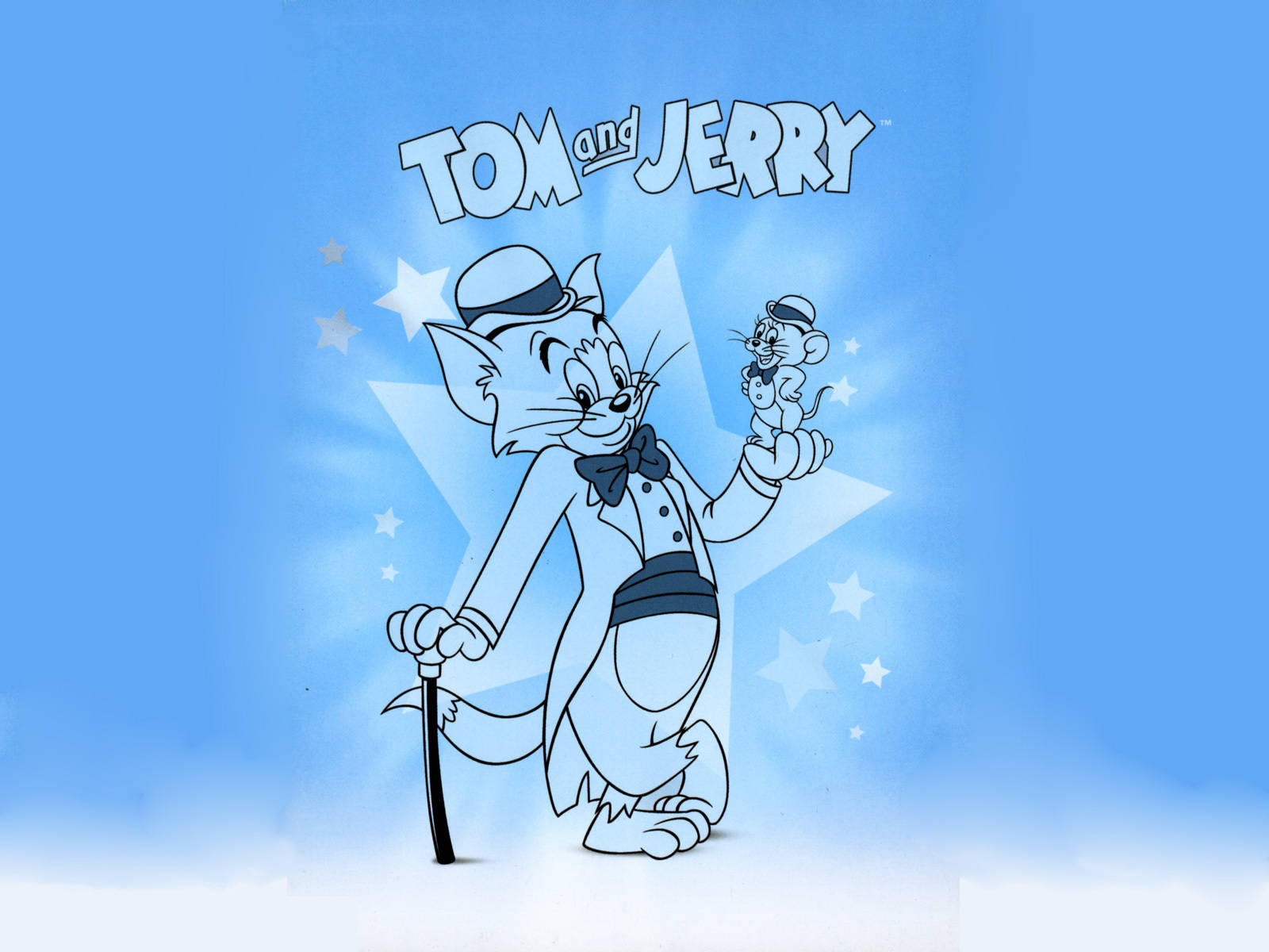 Blue Tom And Jerry Iphone Background Background