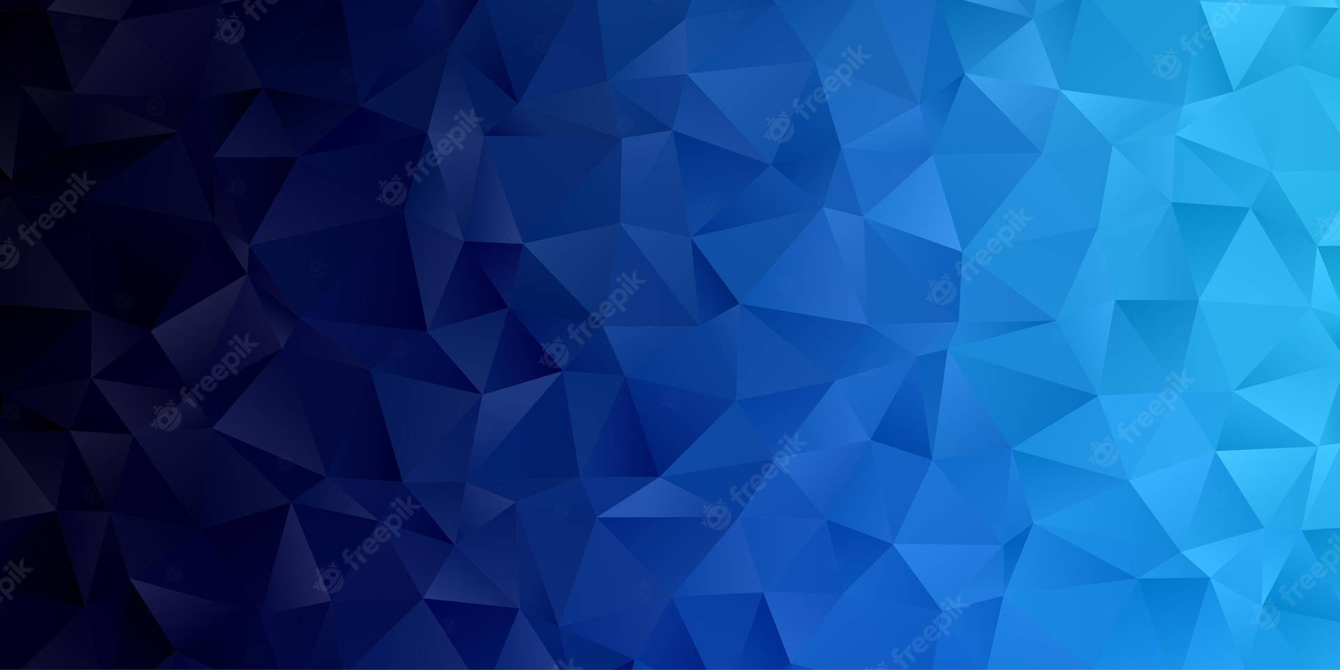 Blue Triangles Background Premium Vector Background