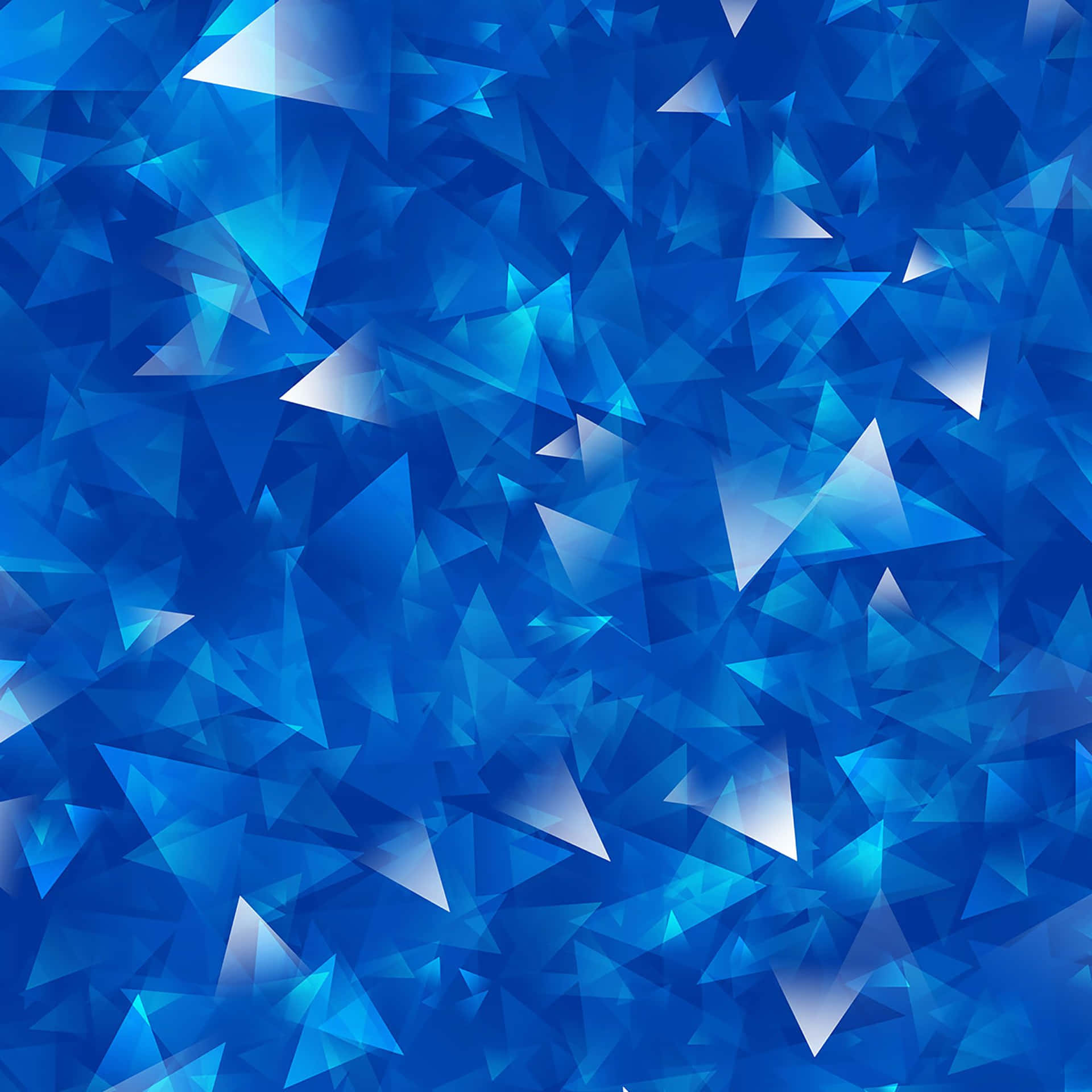 Blue Triangles For Ipad Background